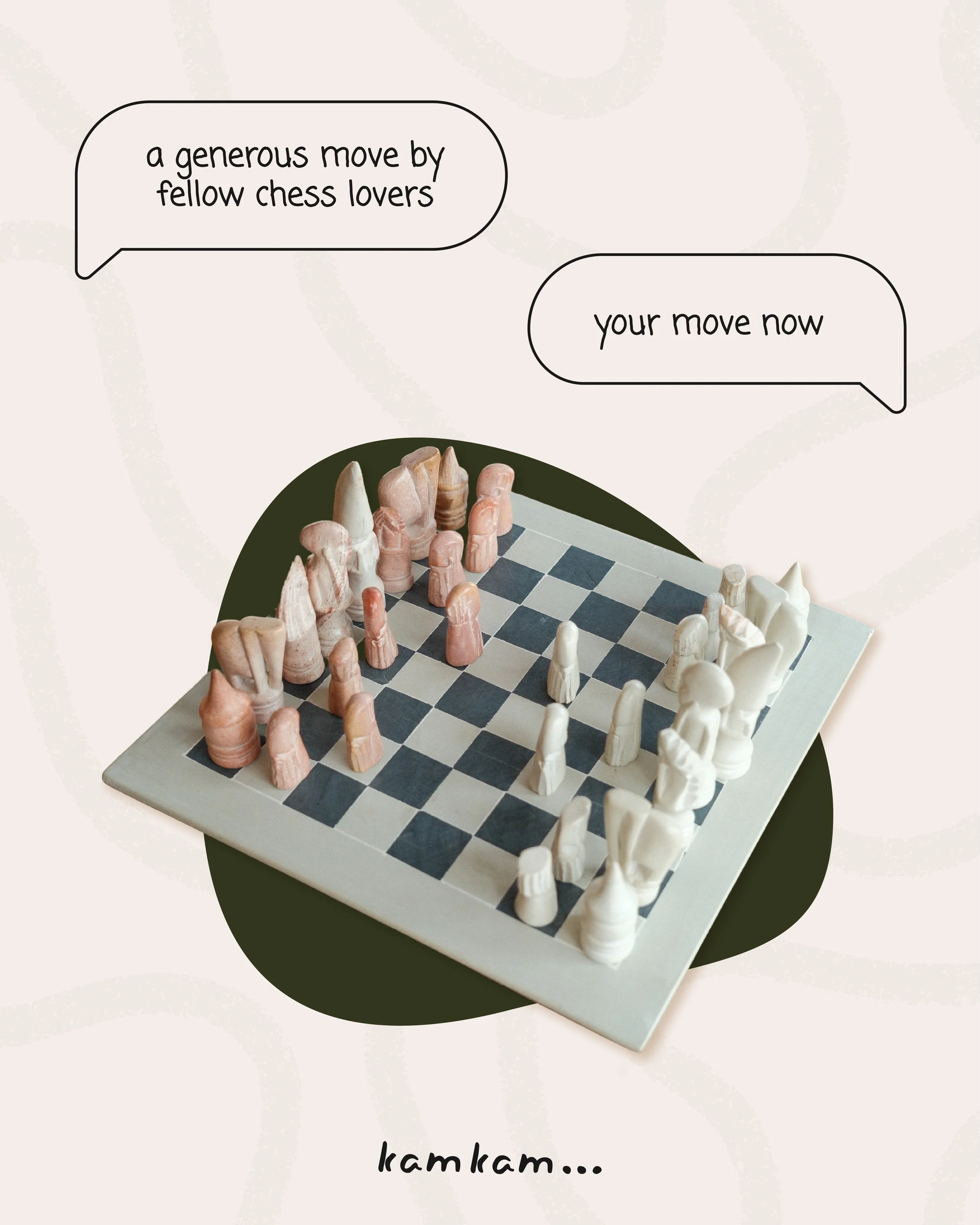 Some gifts aren&rsquo;t wrapped. 

They are shared.

This chess board was generously donated by members of our community who simply wanted to passs on the joy of the game. Whether you&rsquo;re a seasoned player or just learning your first move, it&rs