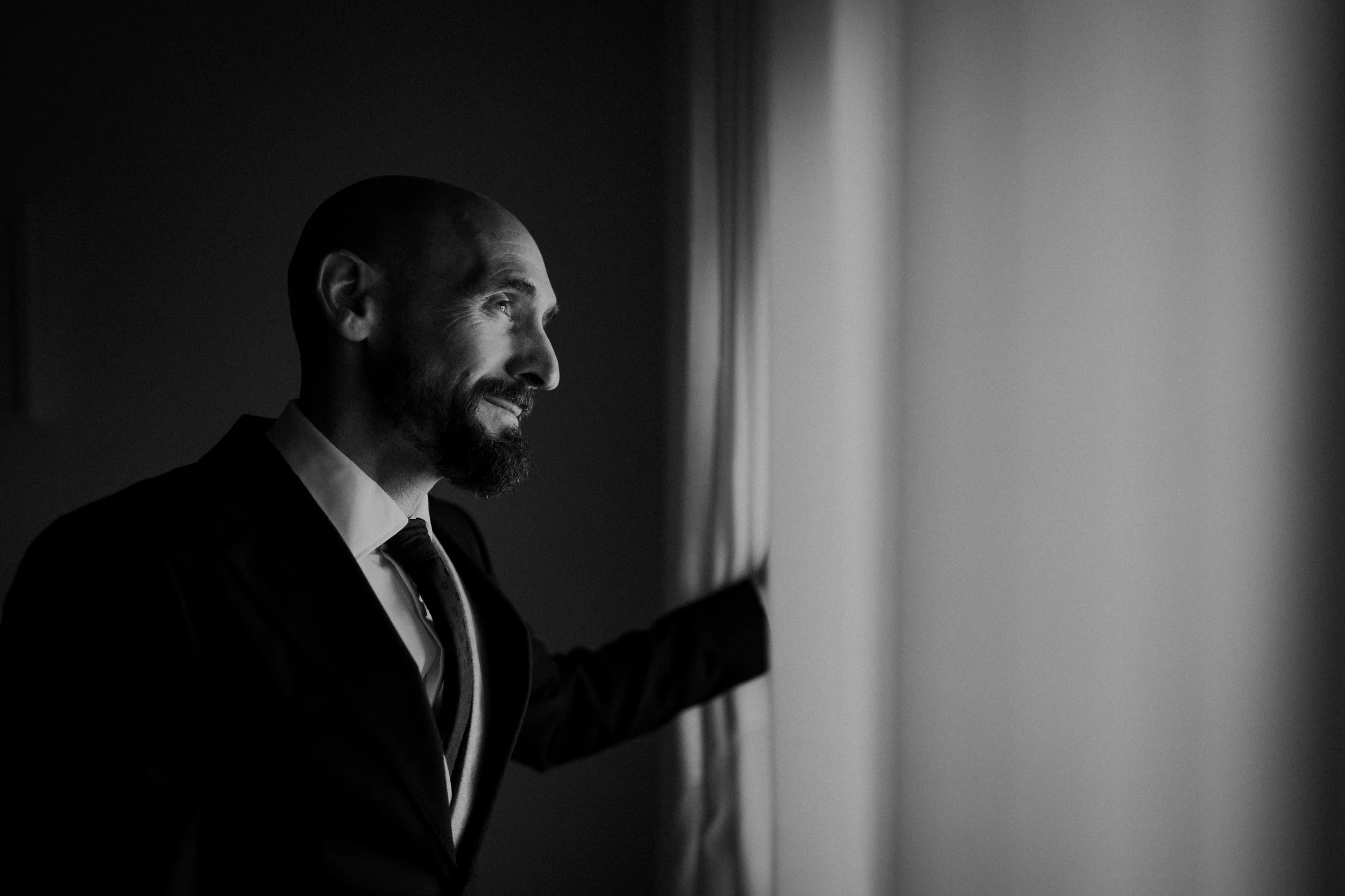Preparativos de novio boda en Cádiz
