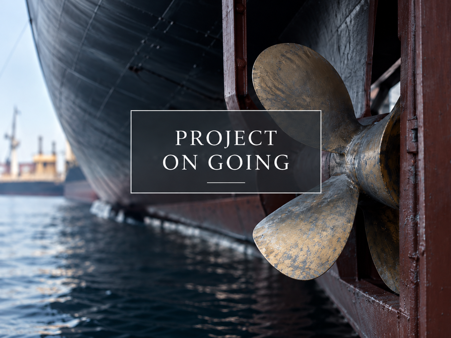 Project ongoing illustration for a marine collision and grounding investigation involving reported propulsion failure, rudder contact with the seabed, propeller damage and Hull and Machinery and P&I claim assessment.