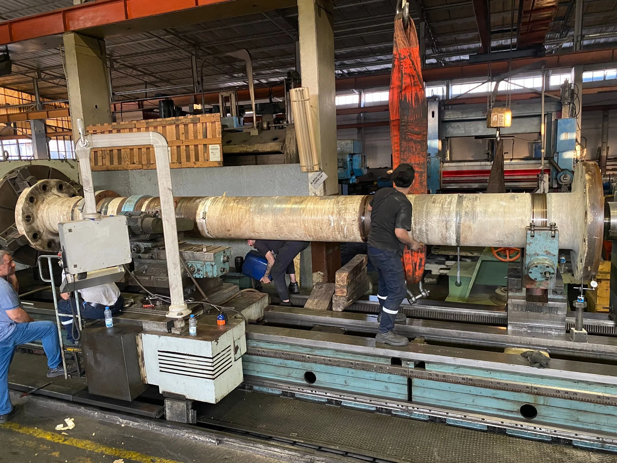 Internal bearing surface following restoration and workshop inspection.