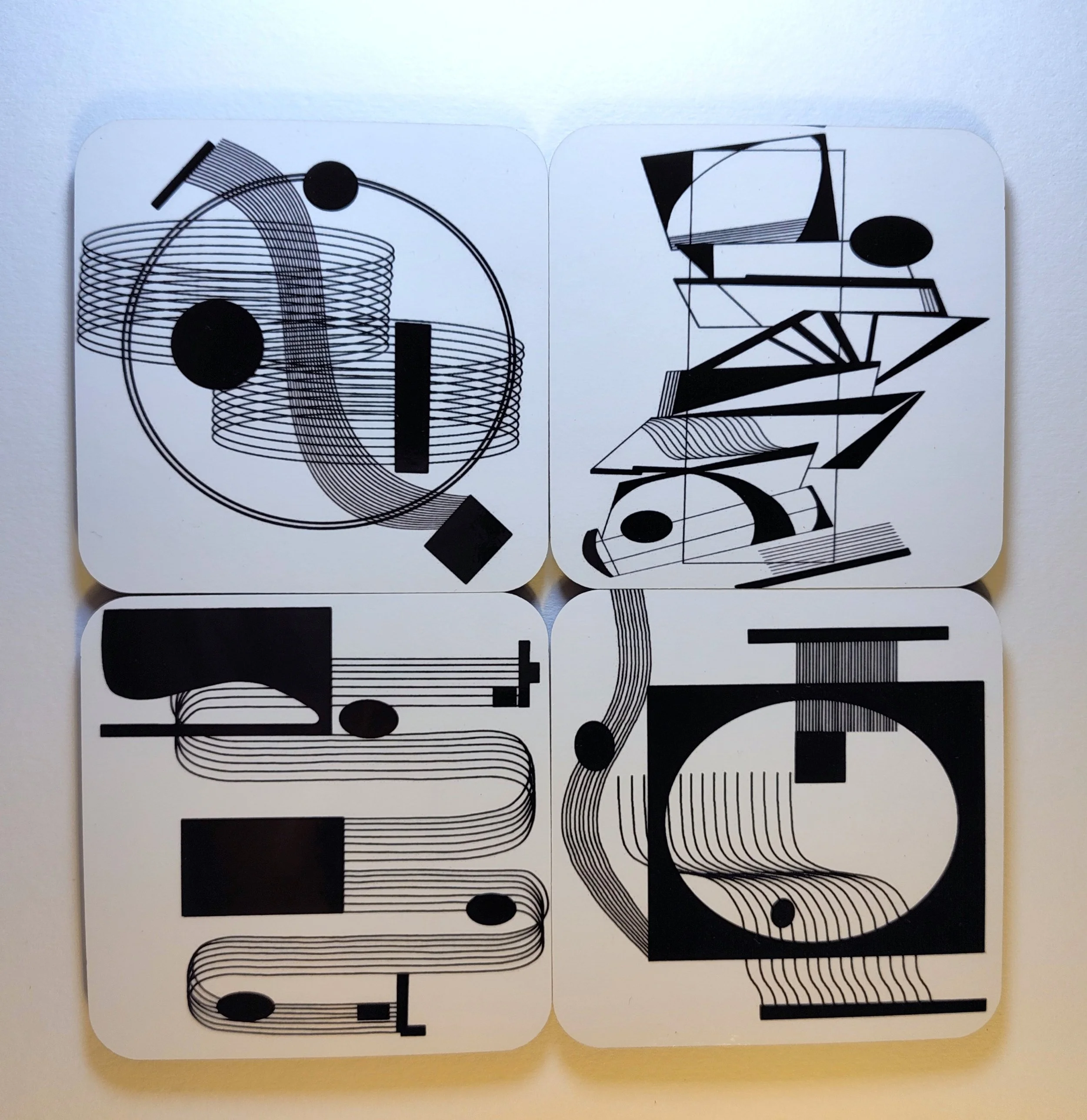 Abstract Coaster Collection