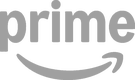 Image of the Amazon Prime logo in grey and black.