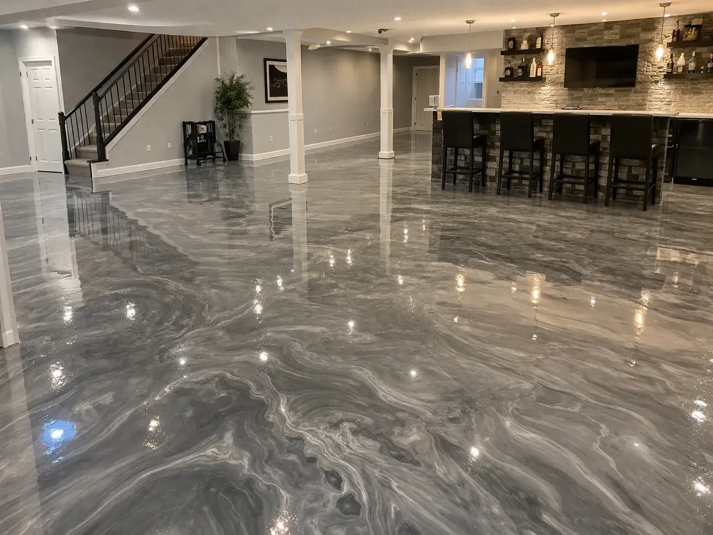 basement metallic epoxy flooring.webp