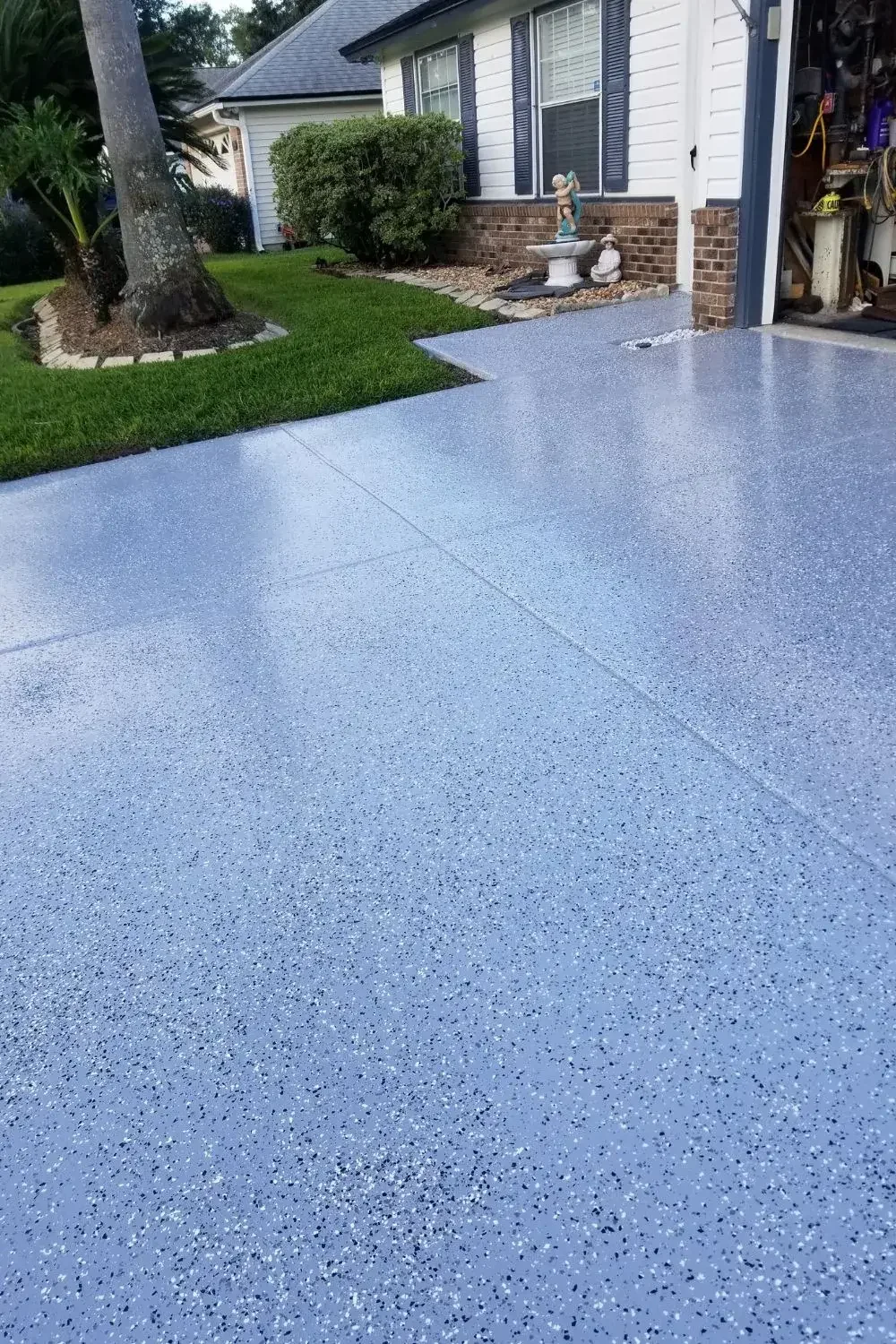 Custom flakes epoxy Designs