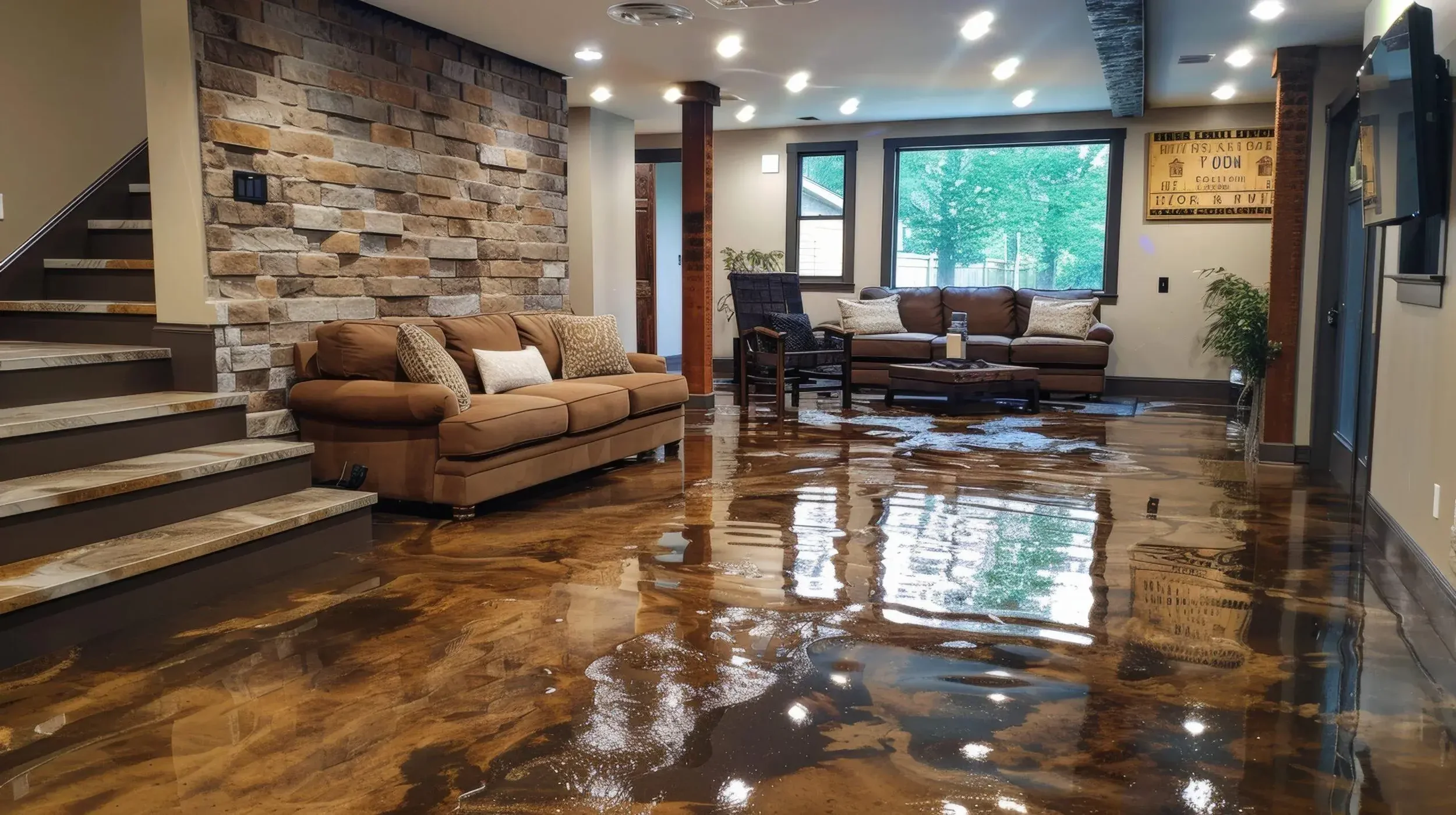 residential epoxy flooring metallic coat