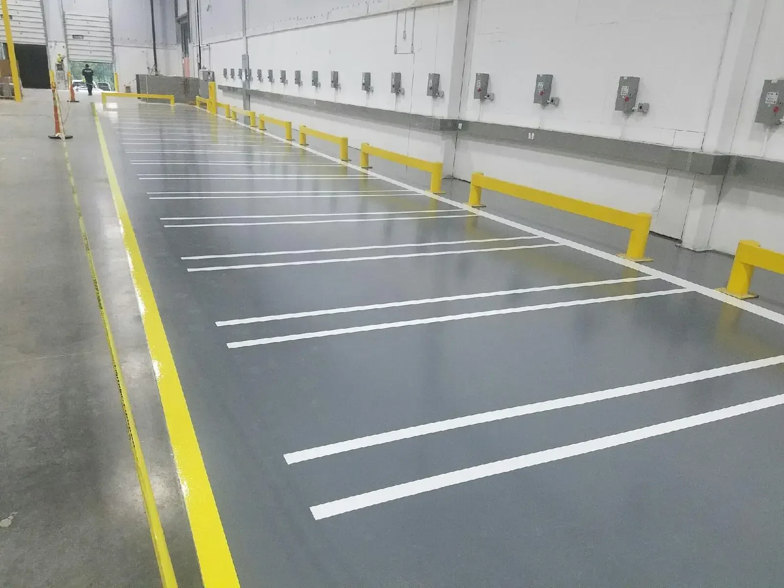 industrial grey mortar epoxy flooring