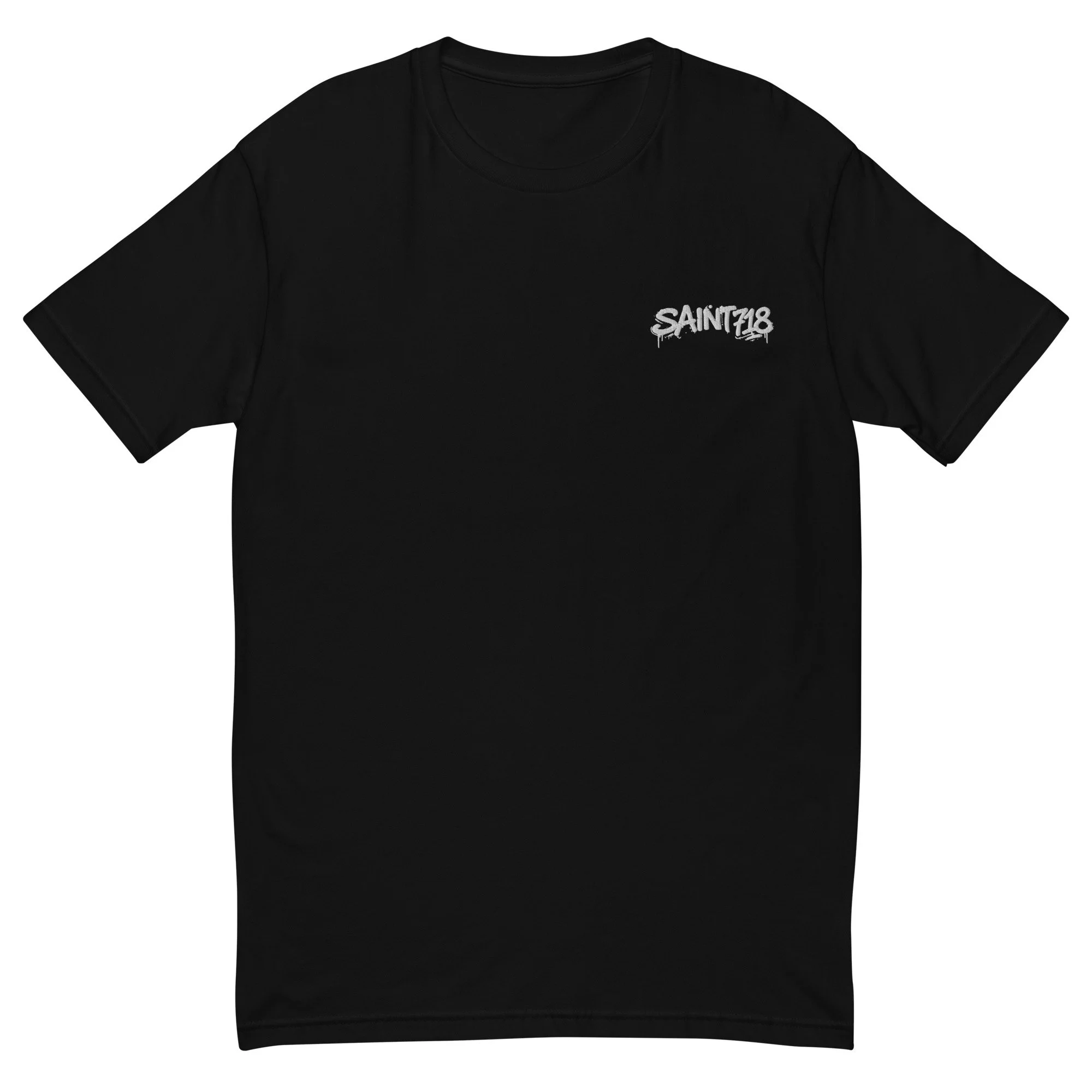 SAINT718 Men's Embroidered Fitted "Tea"