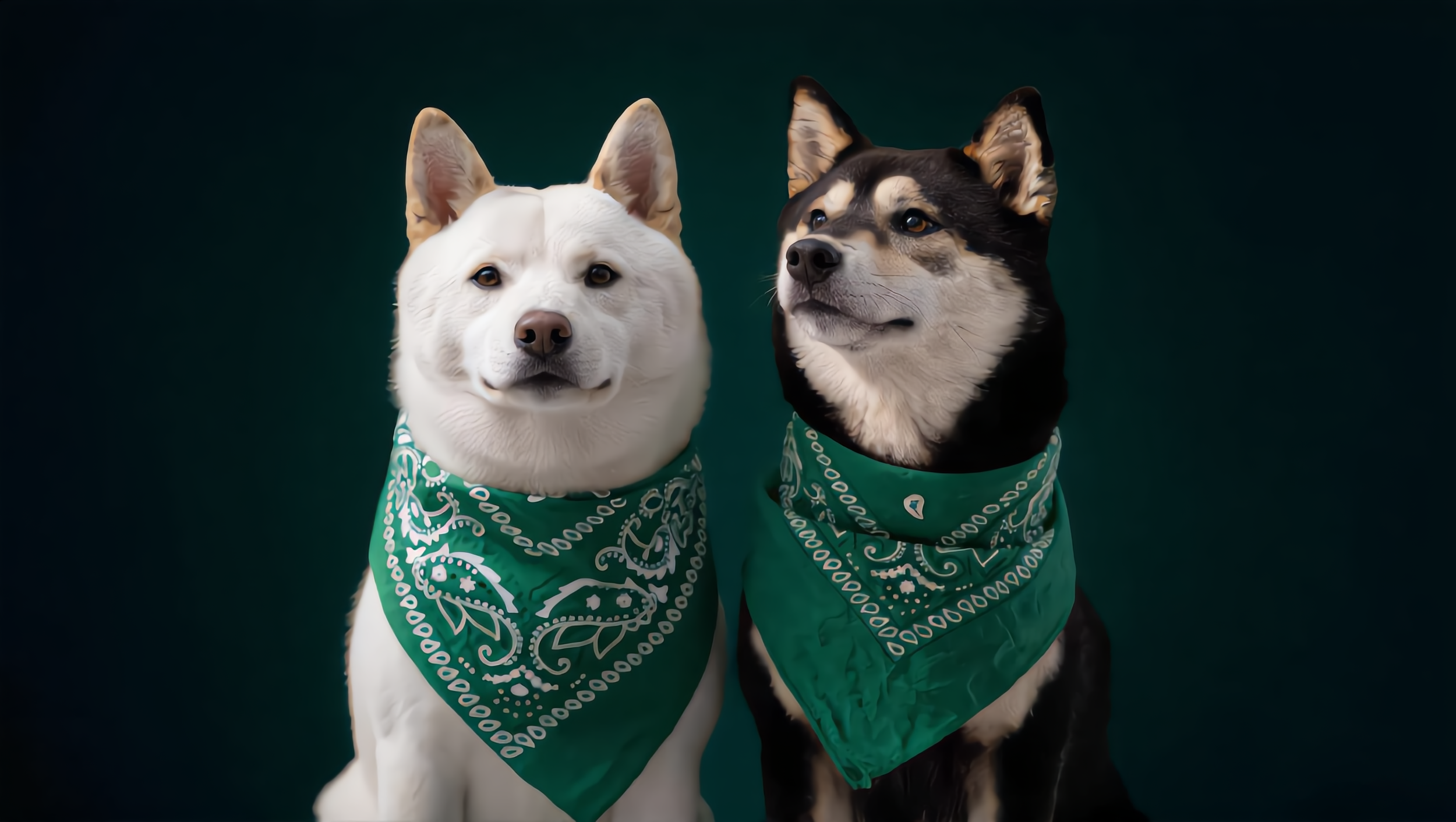 Echo y Furi, los Shiba Inu de Camp Bone, guardería canina en Ypané Paraguay