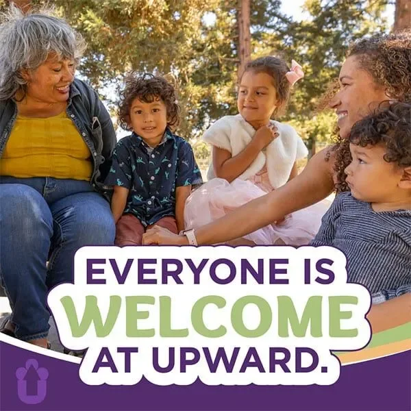 everyone is welcome at upward