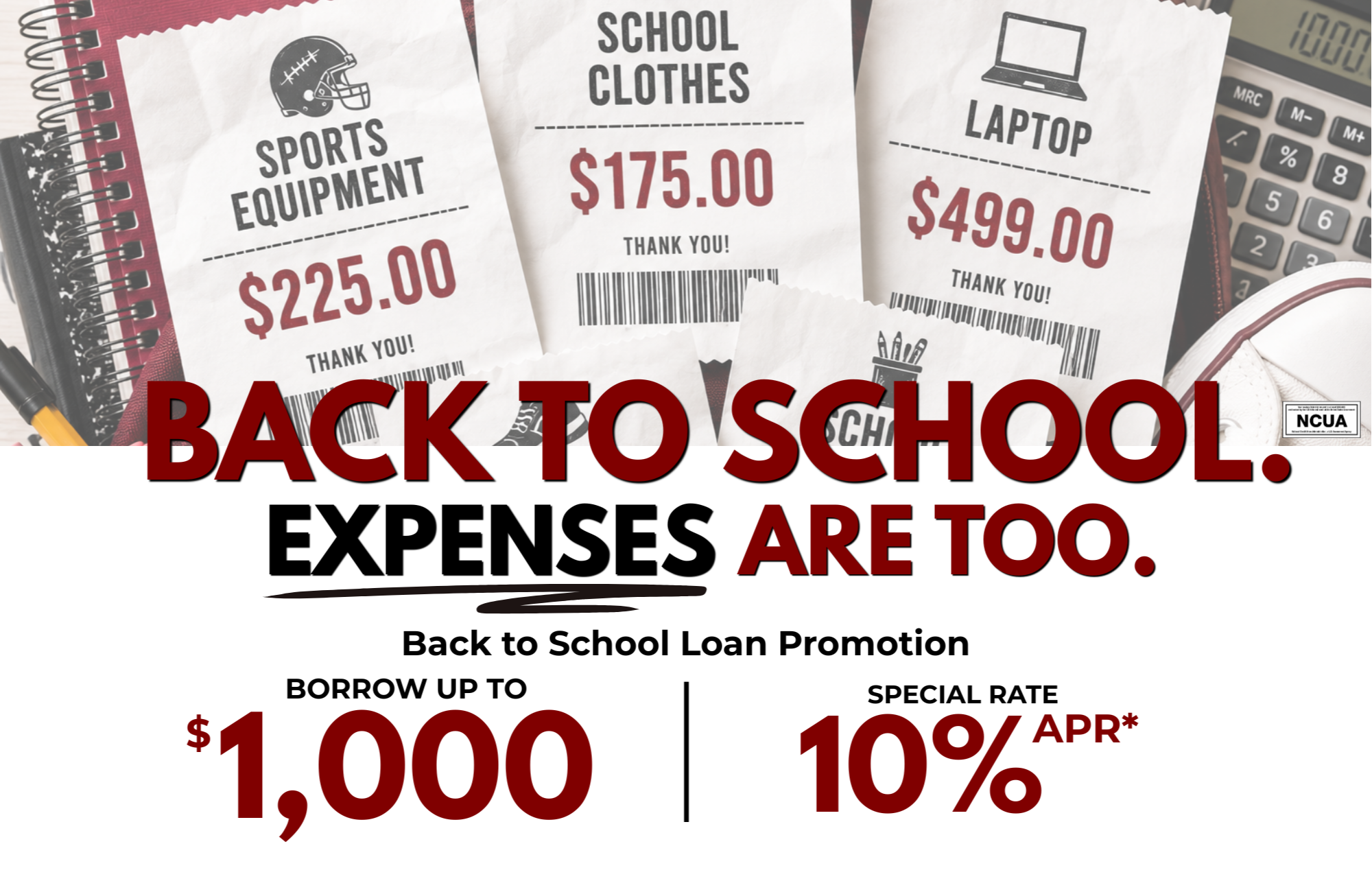   BACK TO SCHOOL LOAN    
