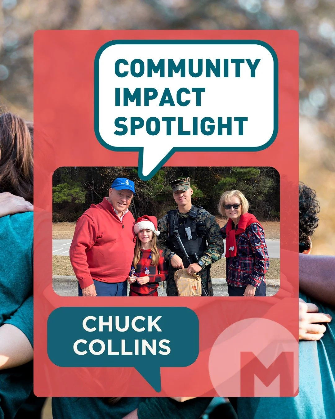 Community Impact Spotlight: Chuck Collins At Marine Federal Credit Union, we believe community is built by people who choose to serve others, lead by example, and make a lasting impact. This week, we're proud to spotlight Chuck Collins, Chairman of t