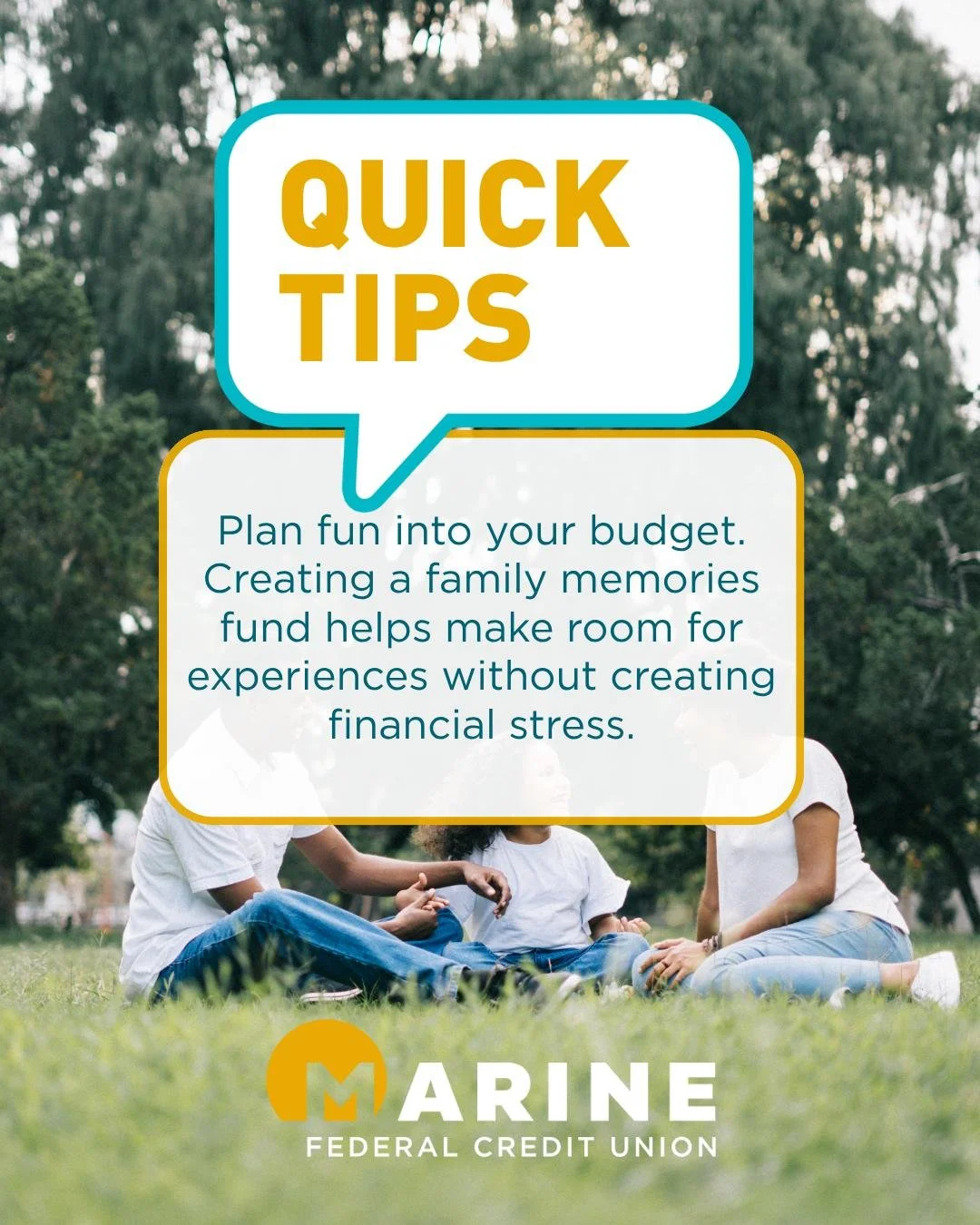Some of life's best moments aren't things, they're memories. ❤️
Planning a family vacation, weekend adventure, or special day out? Consider creating a "Family Memories Fund" in your budget. Setting aside a little each month can help you mak