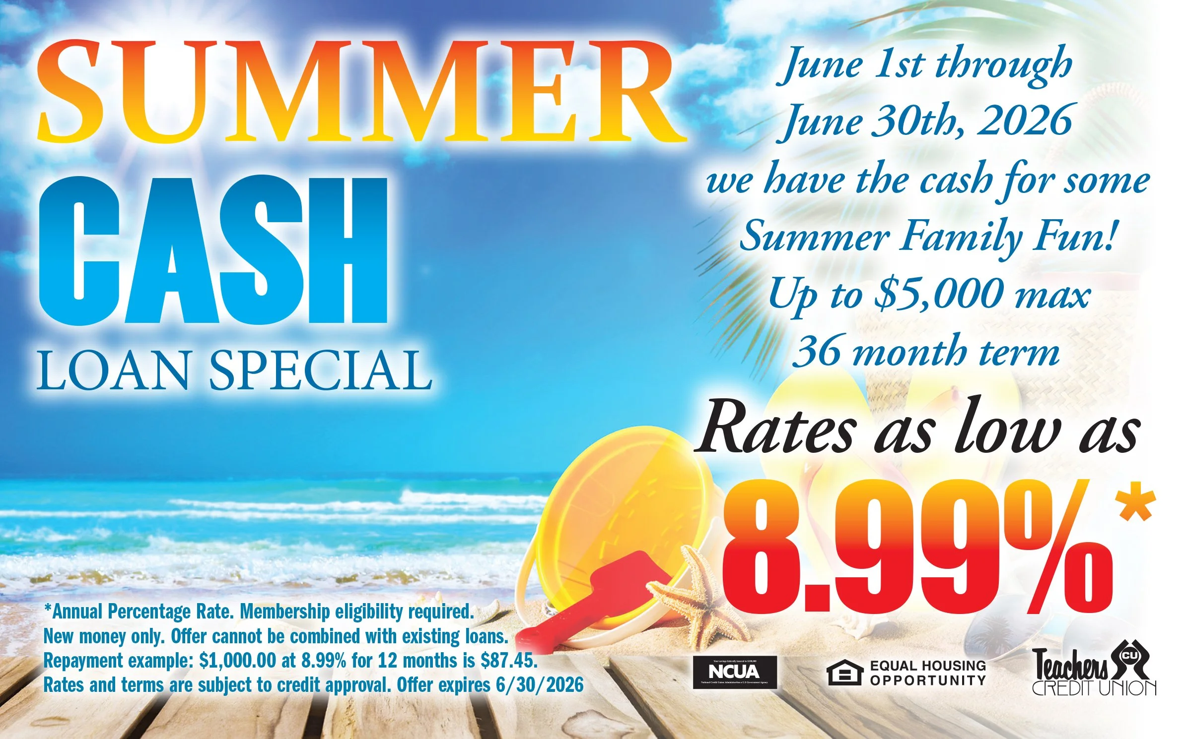 Summer Cash Loan Special