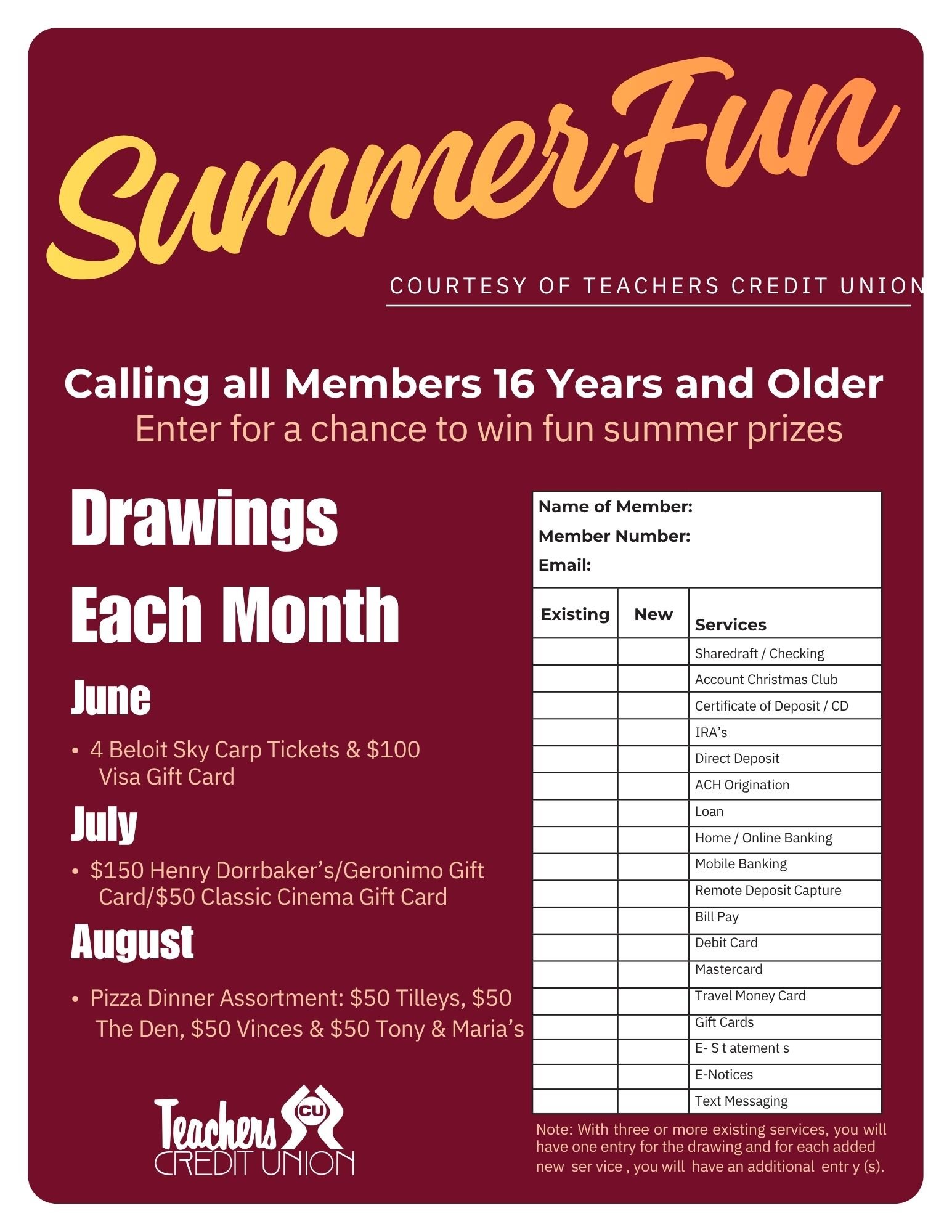 Summer Fun Contest