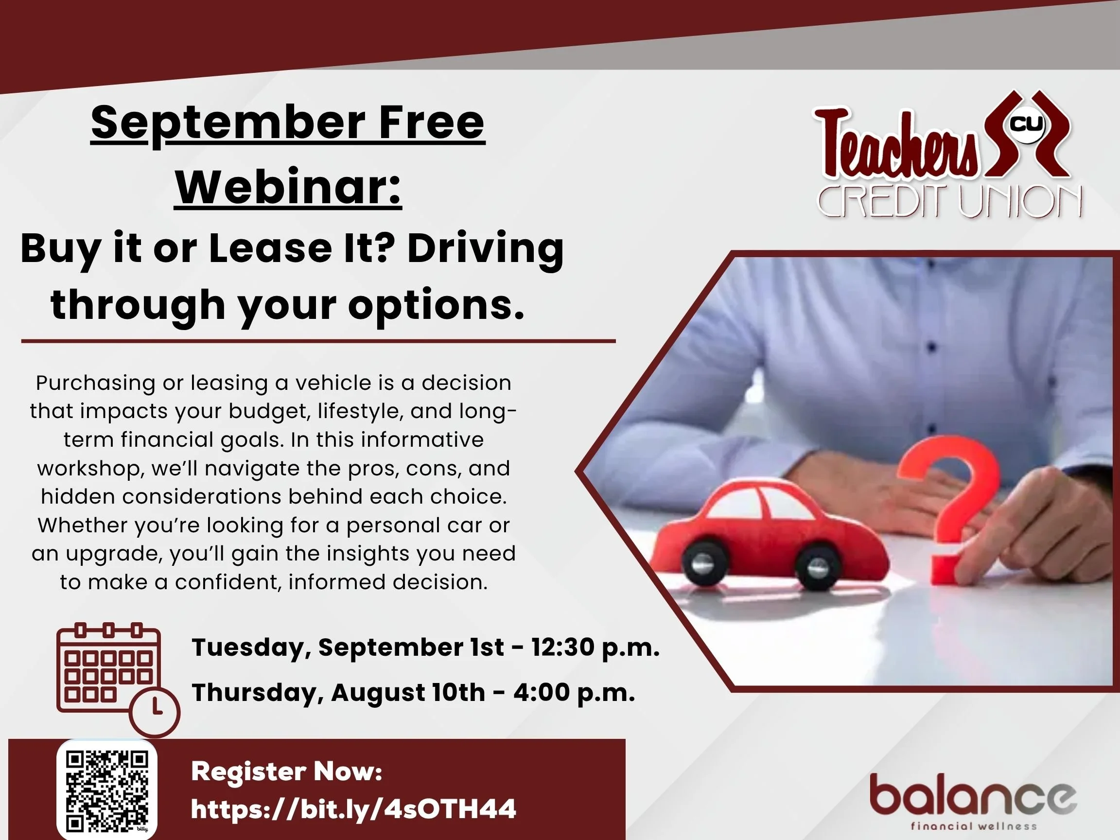 Balance September Free Webinar