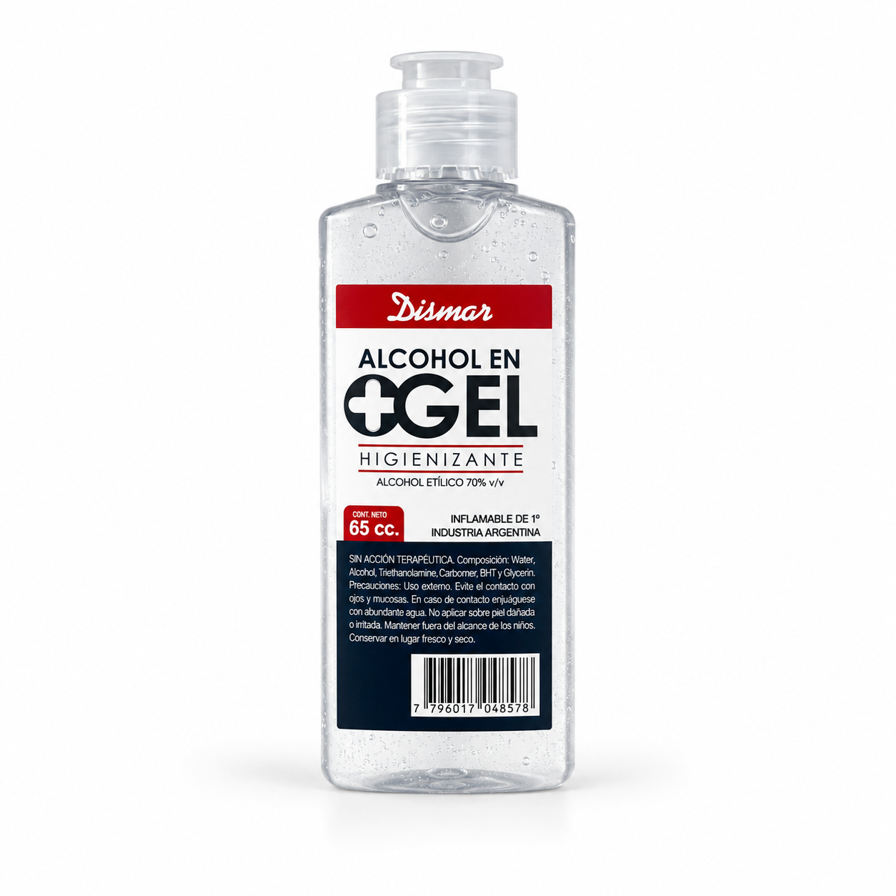 Alcohol en Gel 65 cc Dismar