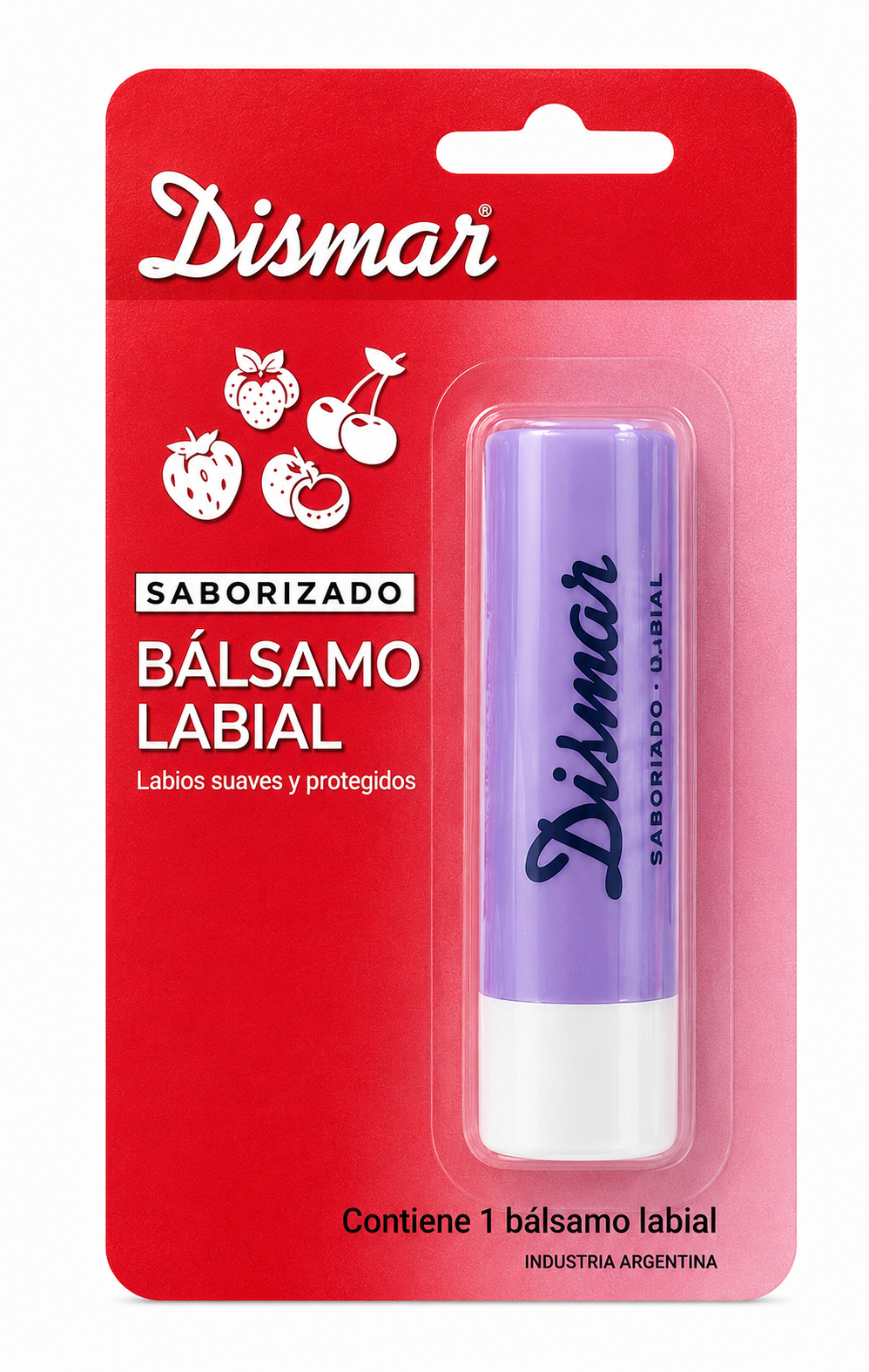 Balsámo Labial sabor Frutos Rojos Dismar