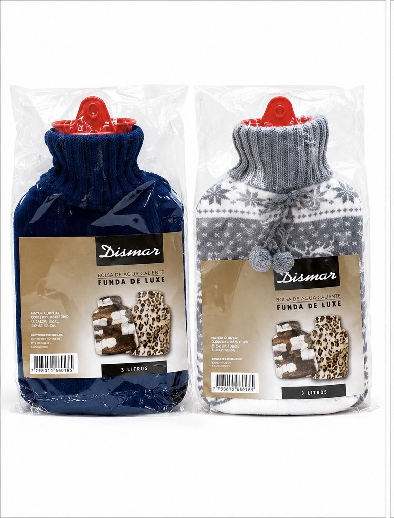 Bolsa de Agua Caliente con Funda Deluxe