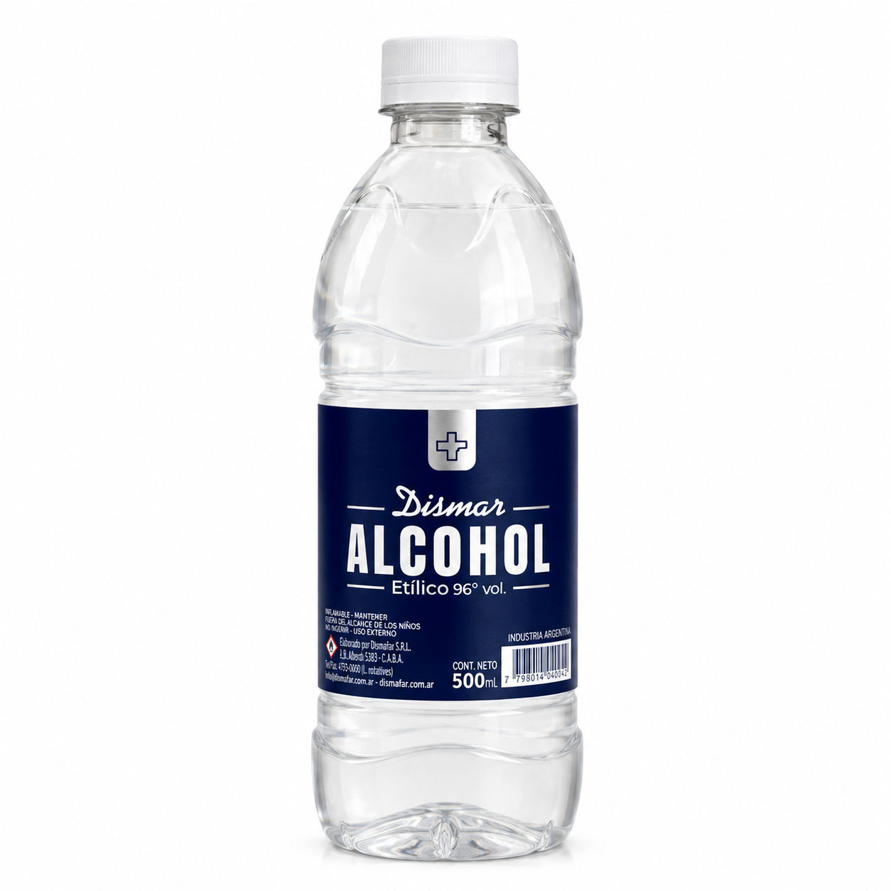 Alcohol Etílico 500ml Dismar