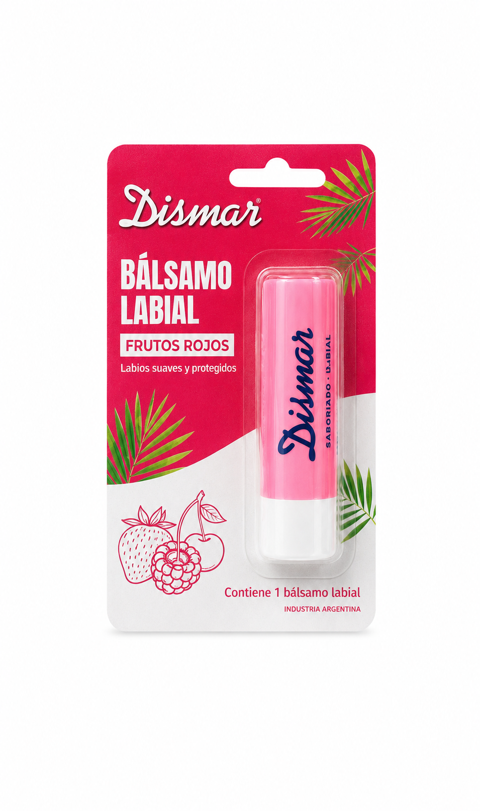 Balsámo Labial sabor Frutos Rojos Dismar