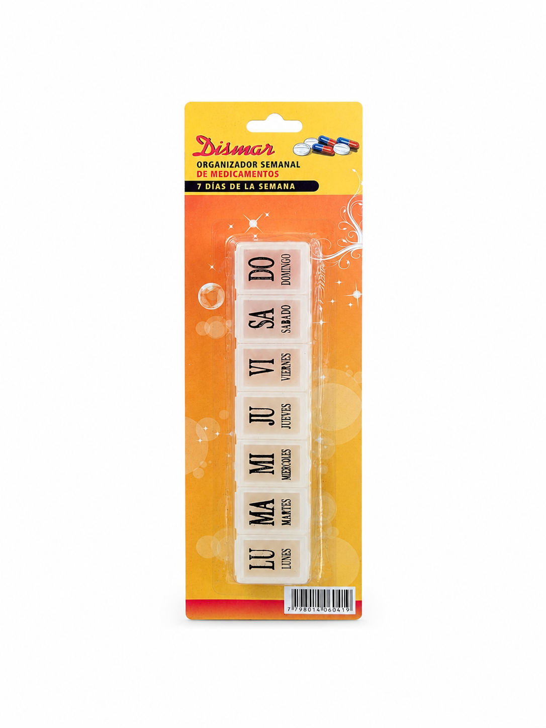 Pastillero Bandeja 7D Dismar