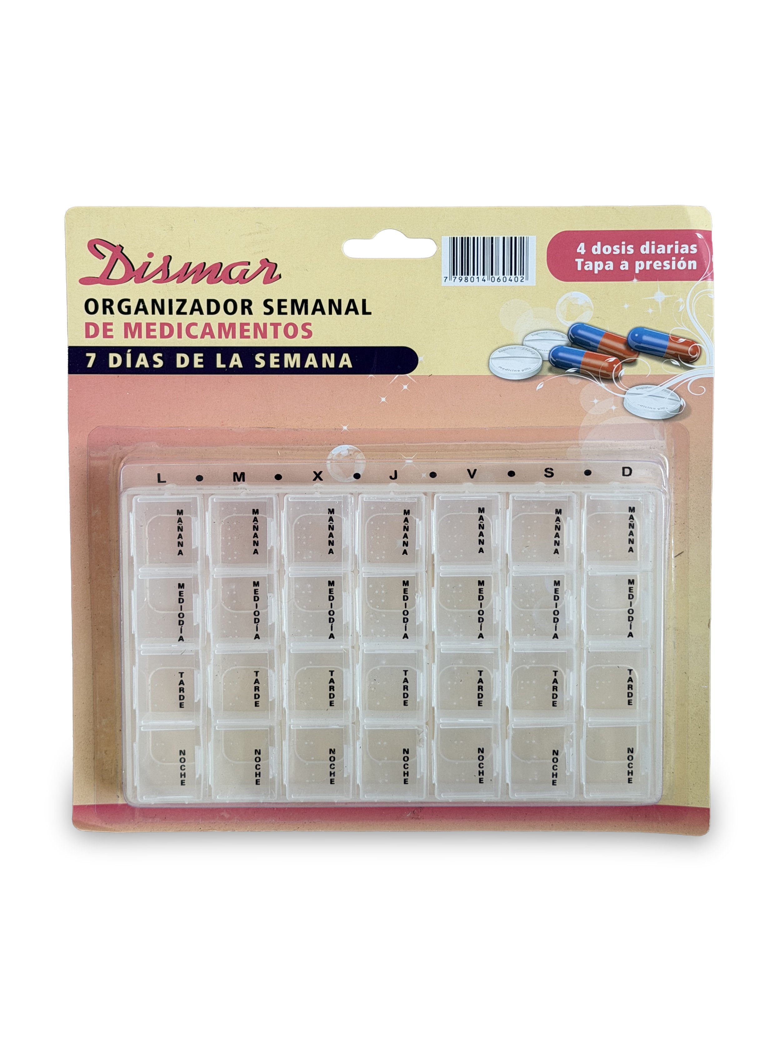 Pastillero Semanal Dismar