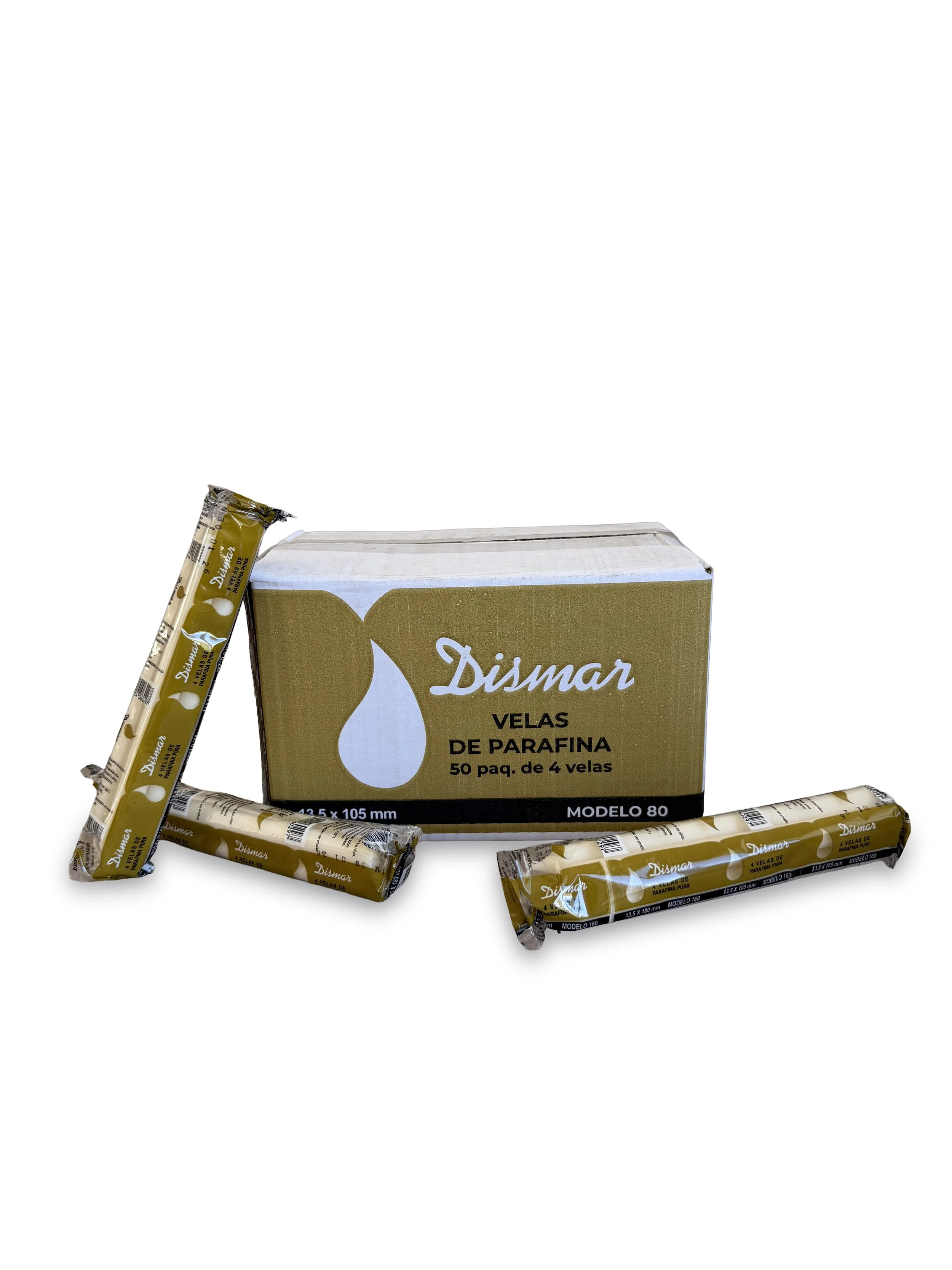 Vela Parafina 80x4 Dismar