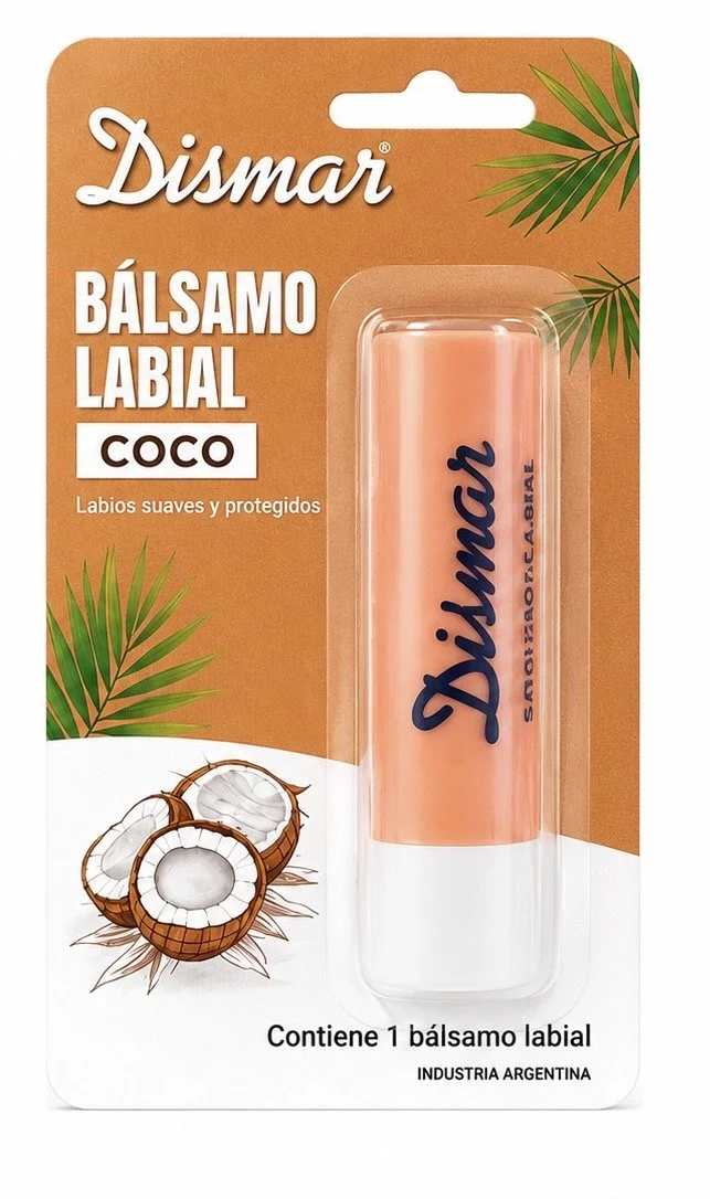 Bálsamo Labial Sabor Coco Dismar
