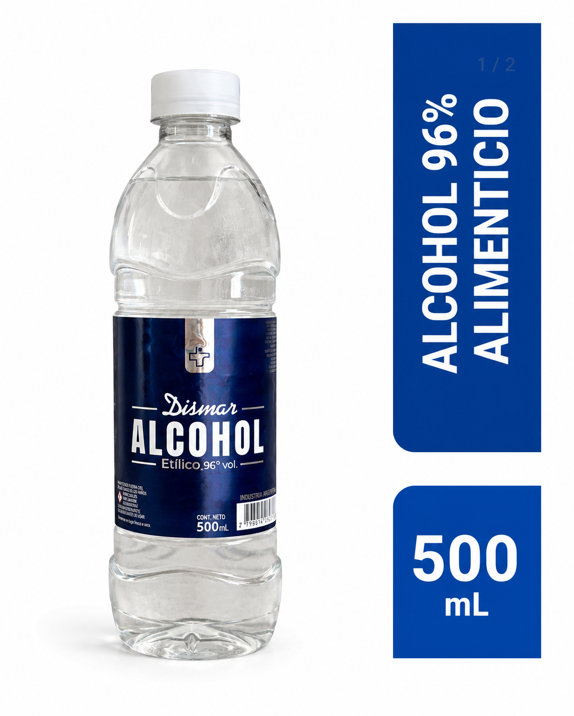 Alcohol Etílico 96º 500ml Dismar