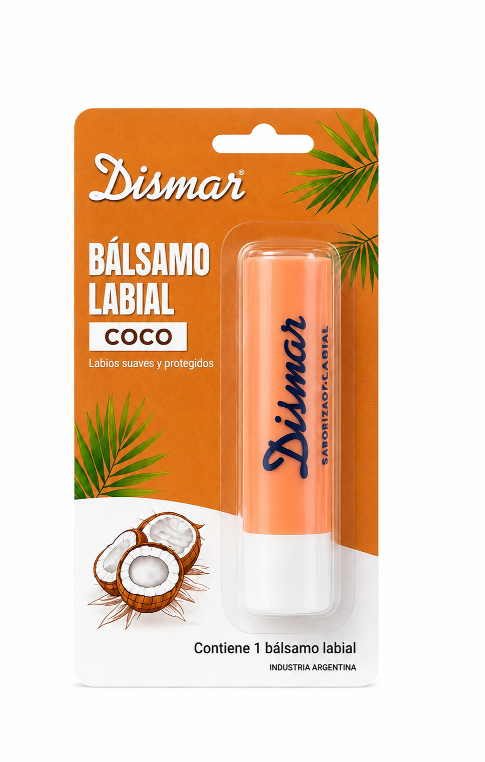Bálsamo Labial Sabor Coco Dismar