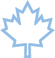 Outline of a maple leaf