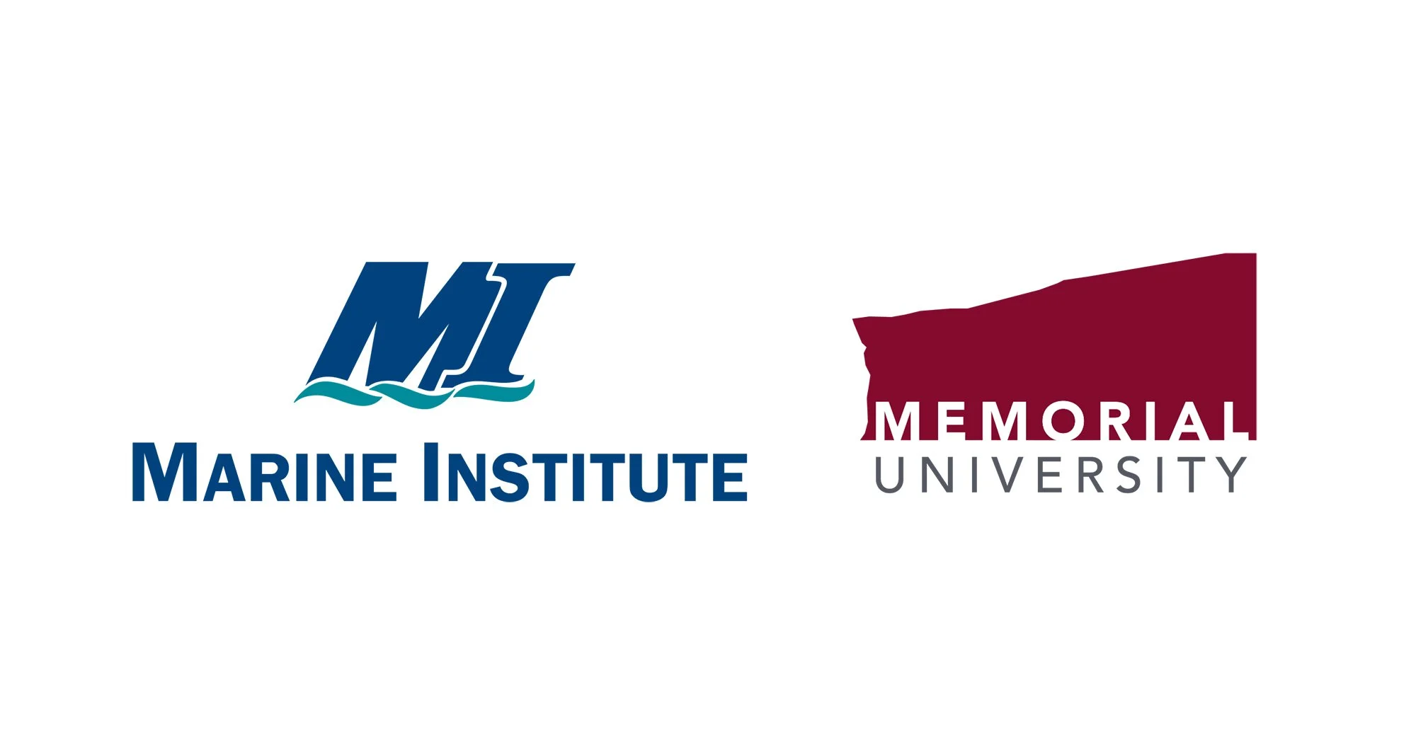 Logos of the Marine Institute and Memorial University side by side.