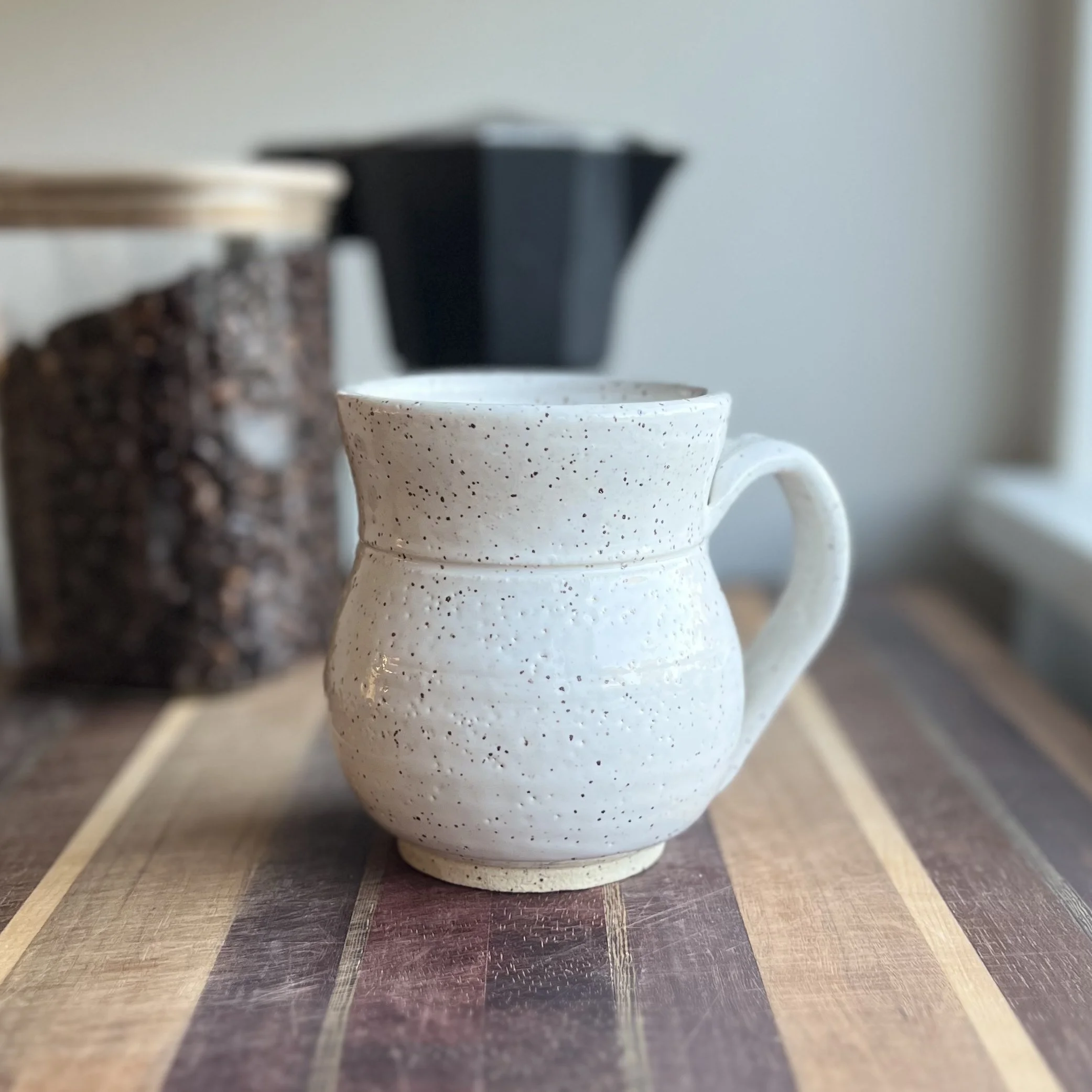Speckle White Mug