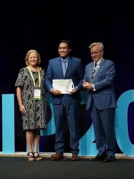 Samrat (Md. Mirajul Islam Samrat) is awarded the prestigious Ton Hoek Scholarship for Young Leaders by the FIP Foundation at the International Pharmaceutical Federation (FIP) World Congress. Recognizing his outstanding leadership and dedication to ad