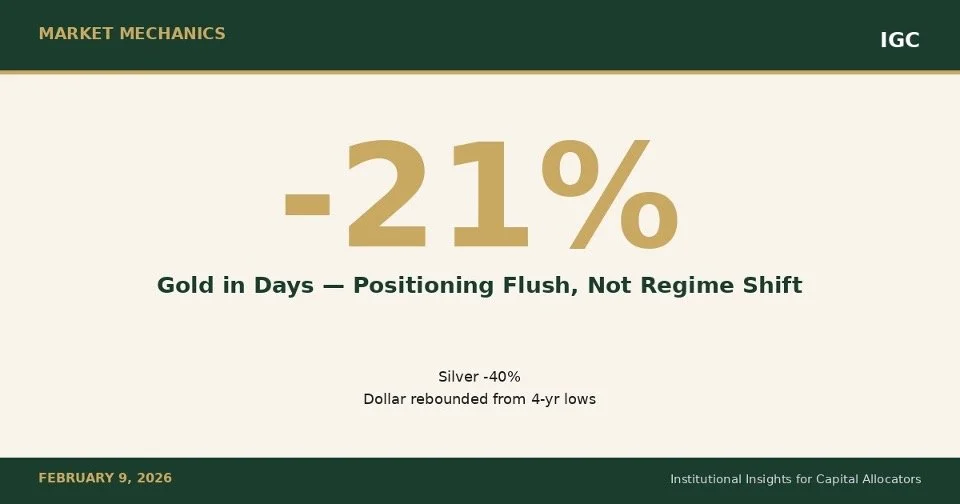 The Warsh Shock vs. The Rate Reality: How to Read a Violent Move When Fundamentals Have Not Changed