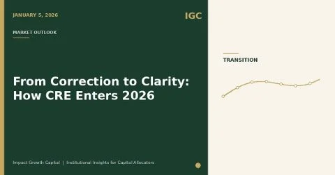 From Correction to Clarity: How CRE Enters 2026
