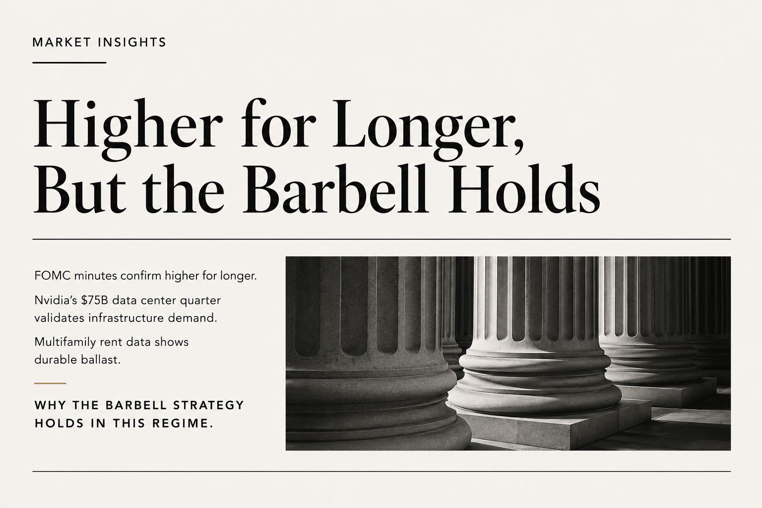 Higher for Longer, But the Barbell Holds.
