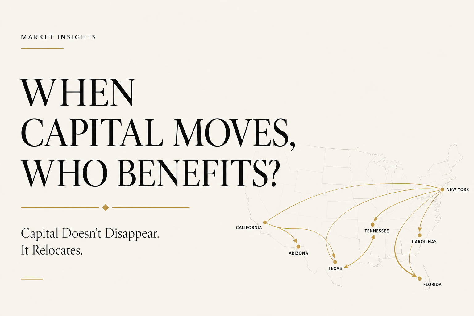 When Capital Moves, Who Benefits? The Next Migration of Wealth May Already Be Underway.