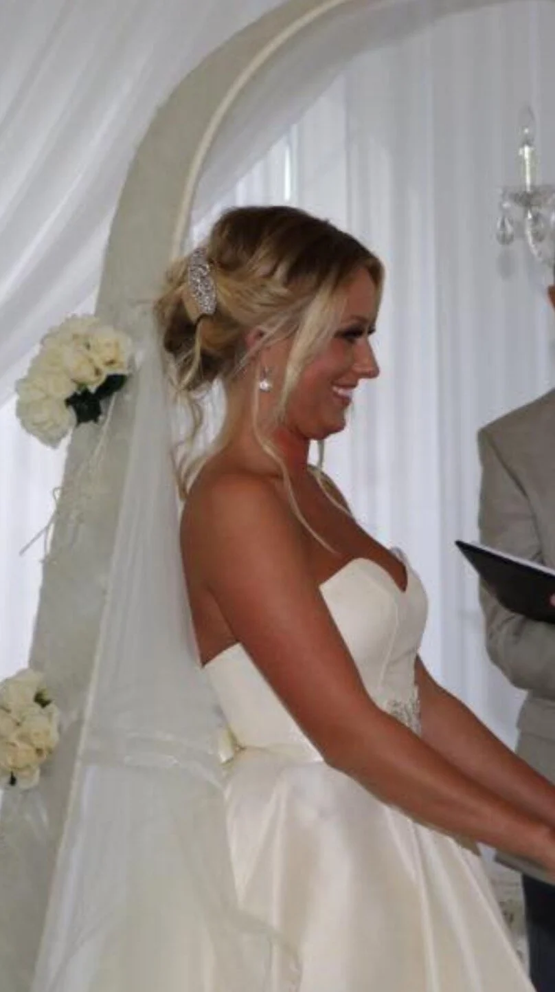 Wedding hair updo style by Salon 230 Daytona Beach