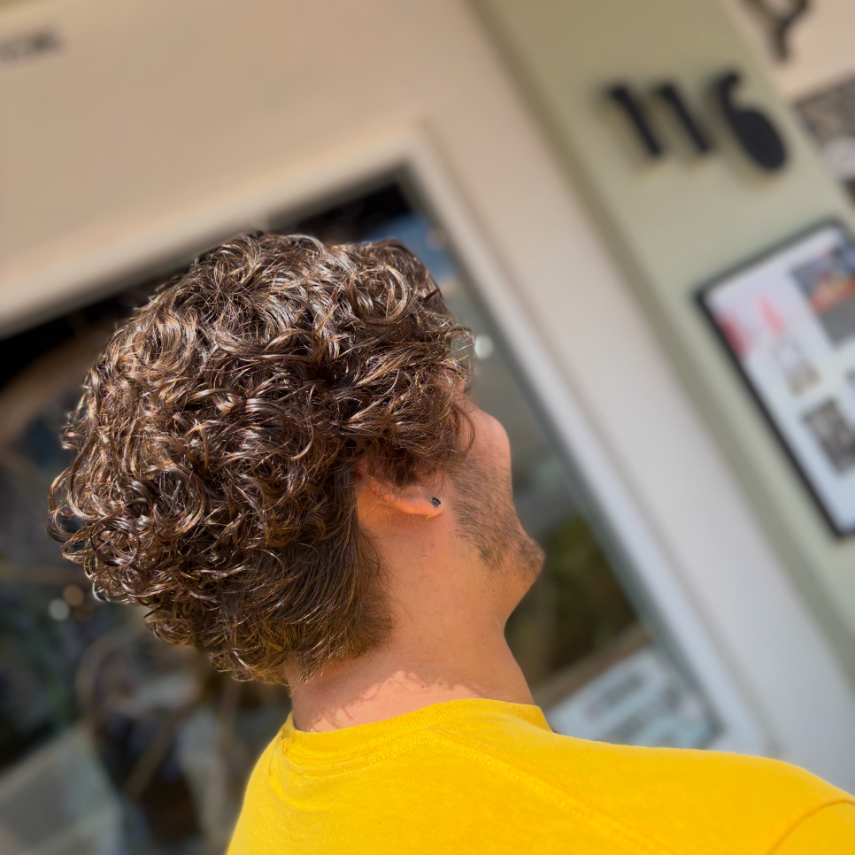 Curly cuts. Mens cut. Mens curly hair. Fade by Salon 230 Daytona Beach