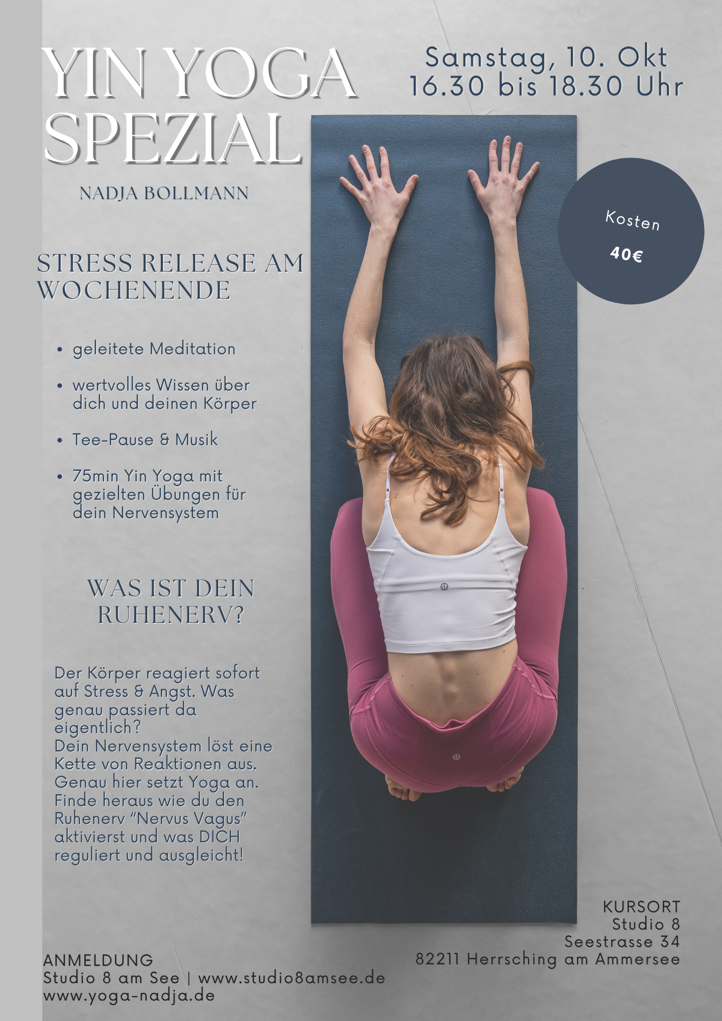 Yin Yoga Spezial - Stress Release Am Wochenende