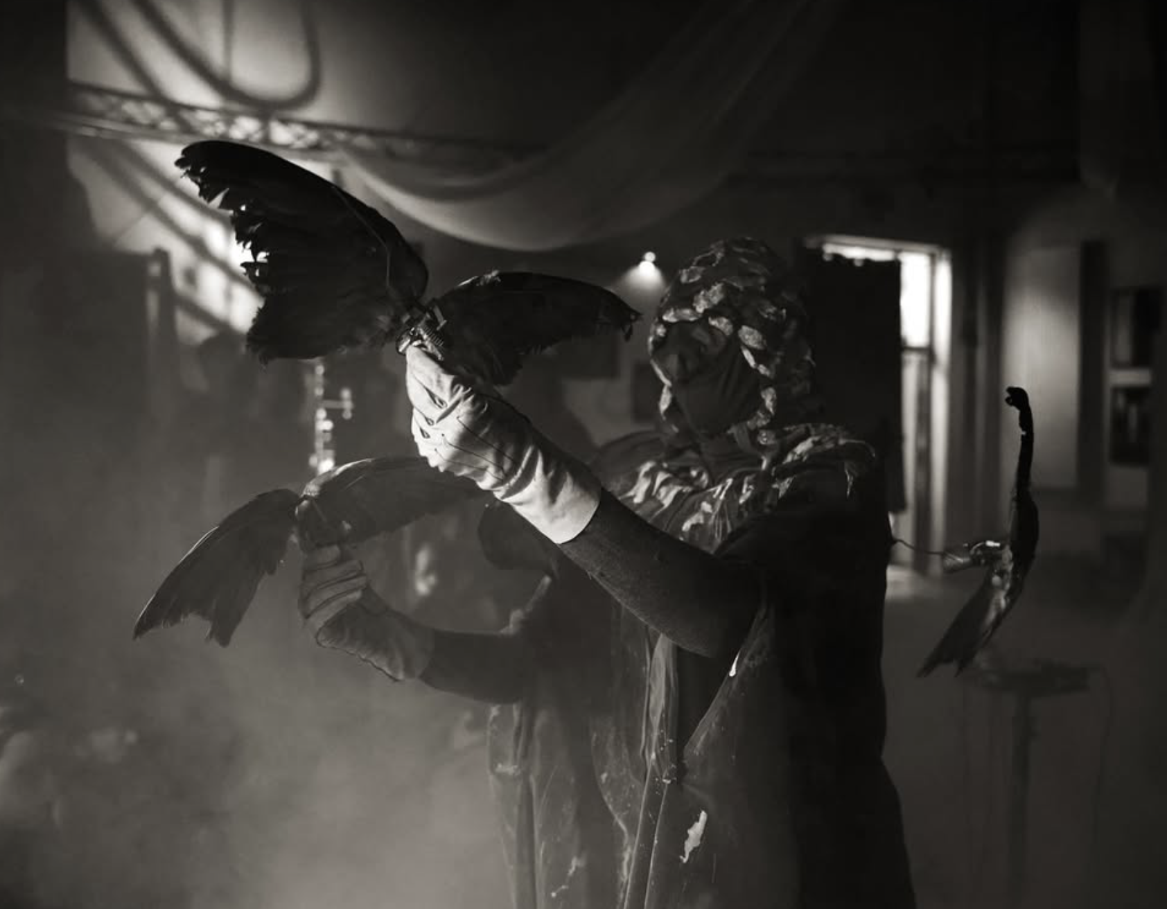 A performance artist exploring Avant Garde performance in Berlin. 