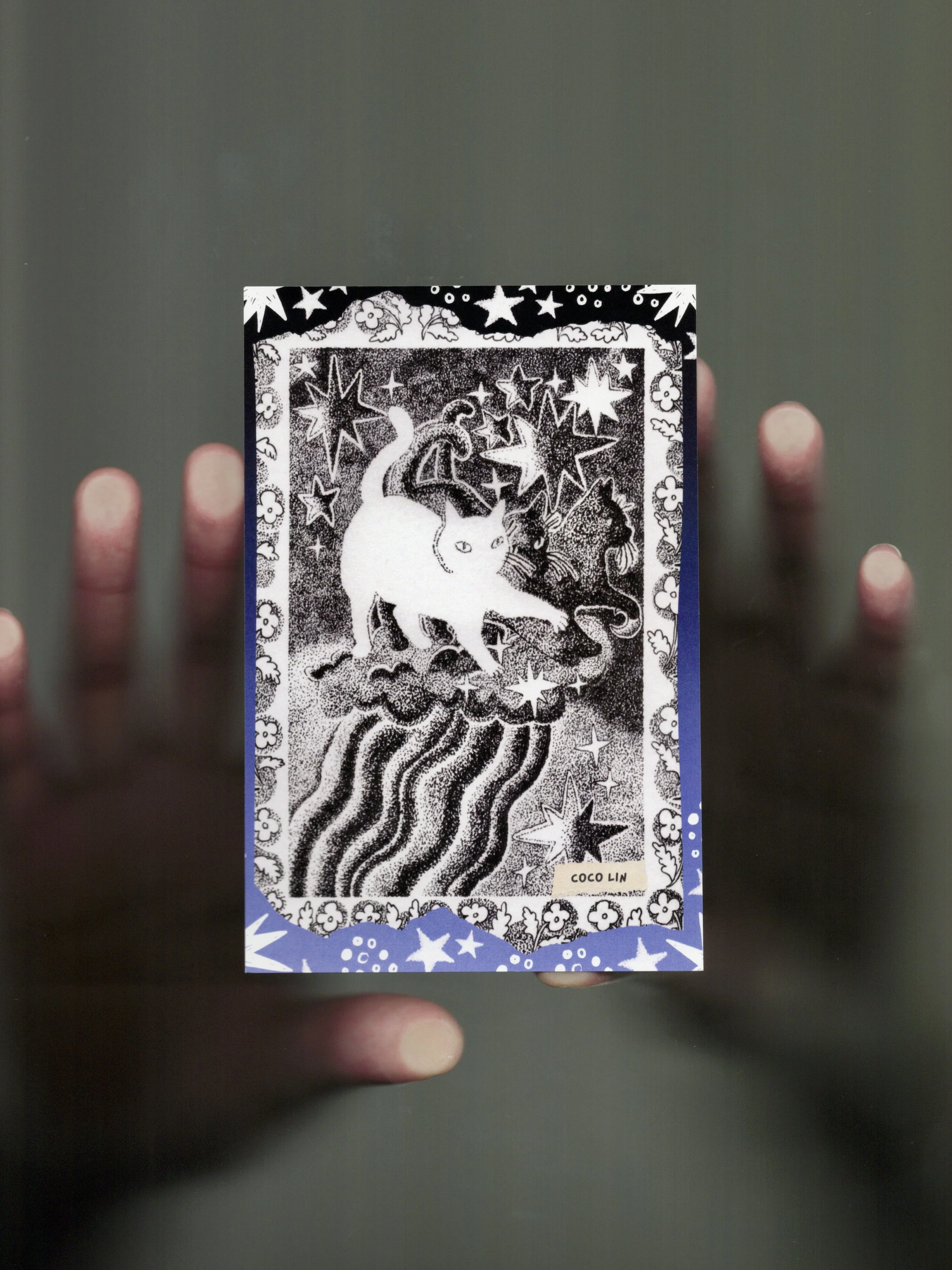 Postcard: Cats in Cloud