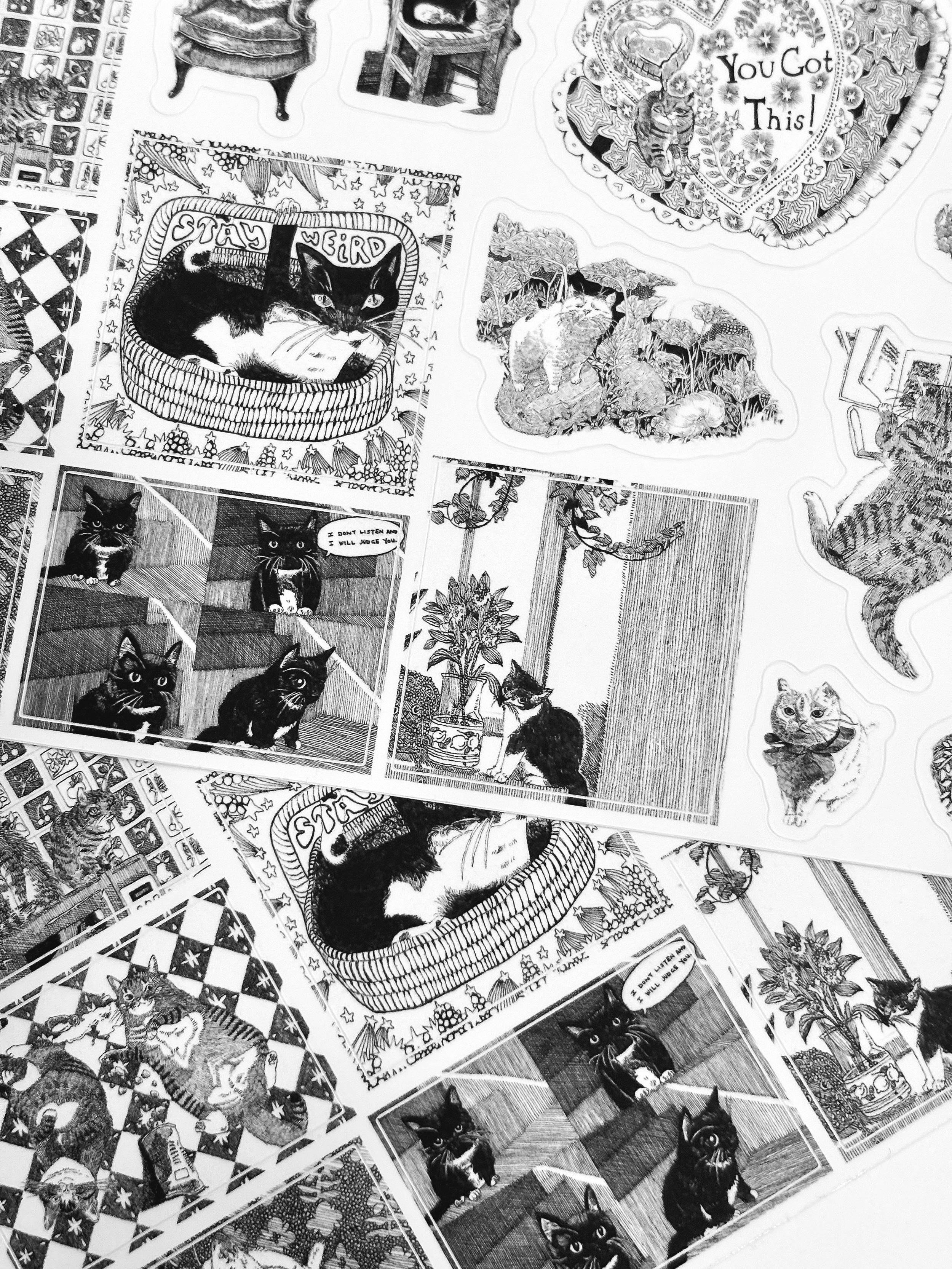 Cat Sticker Sheets