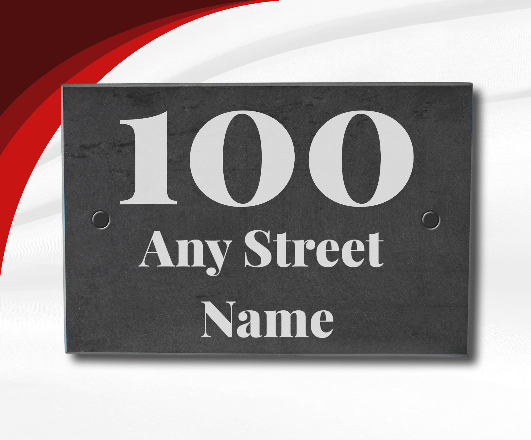 Personalised Laser Engraved House Sign