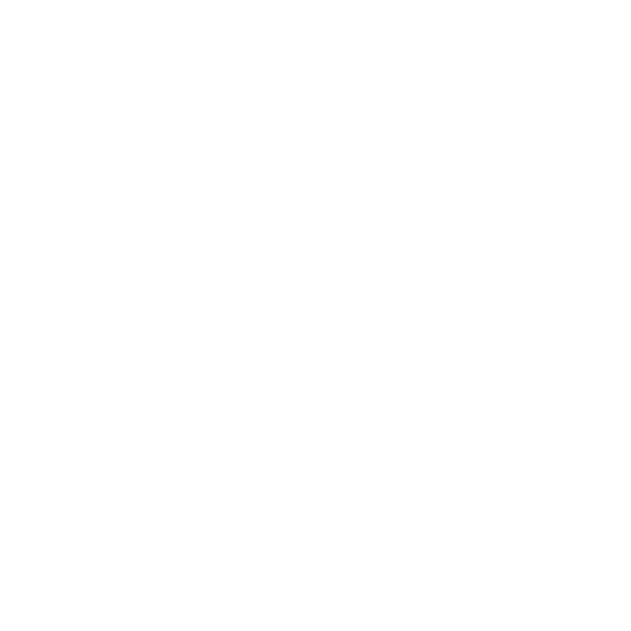 Outline of a telephone handset with three eyes above it, suggesting a face.