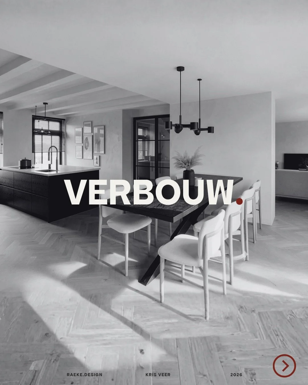 VERBOUW. 

Wat op het eerste gezicht een goed idee lijkt, heeft soms een andere invalshoek nodig. De wens voor deze woning? Een aanbouw plaatsen zodat de huidige, kleine keuken groter kon worden. Logische gedachte, toch?

De uitdaging: 
Over de volle