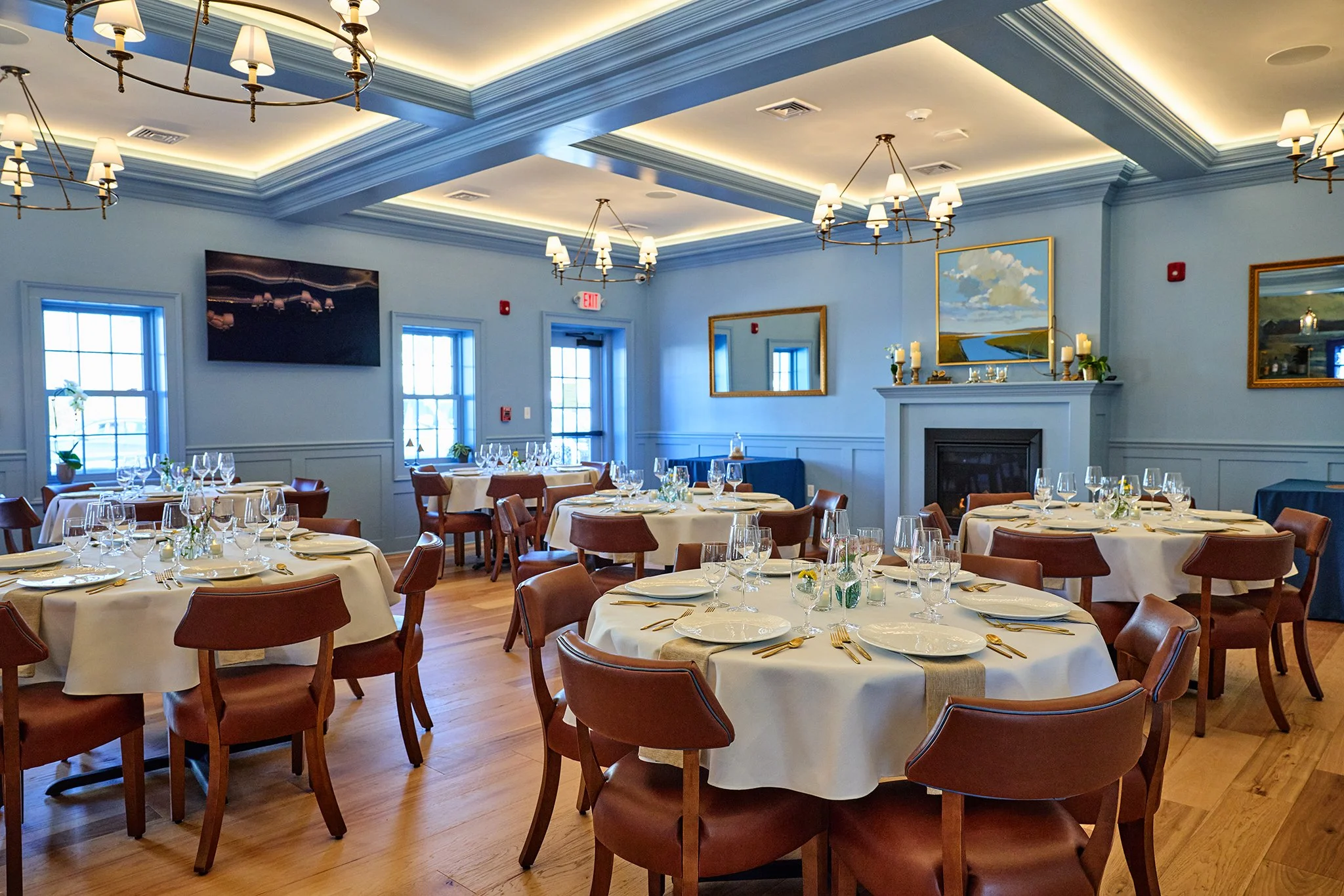 The Blue Room Dining Room Business Lunch