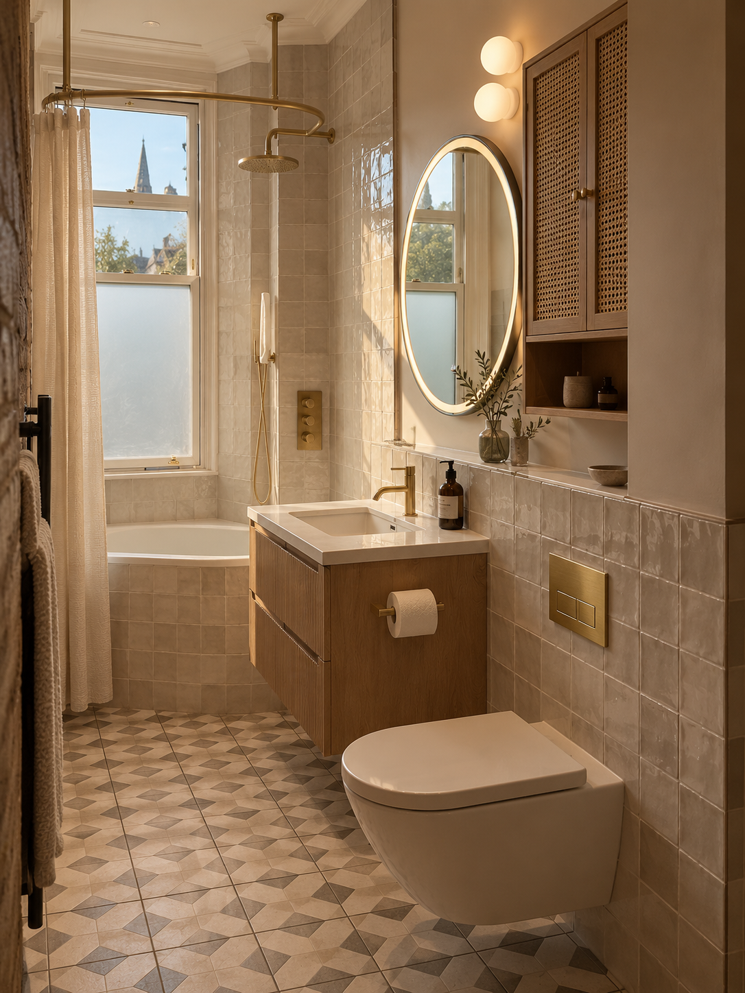 GOLDEN HOUR  Bathroom Renovation & Styling