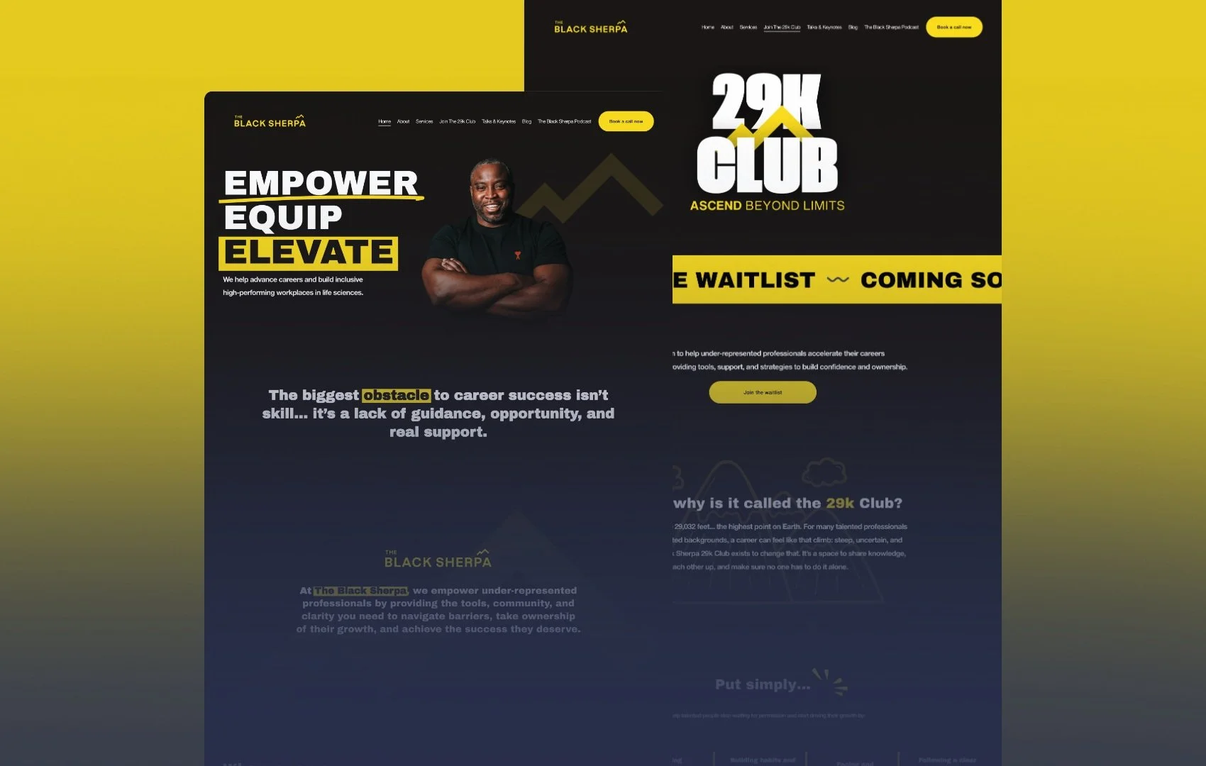 Black Sherpa - Website Design